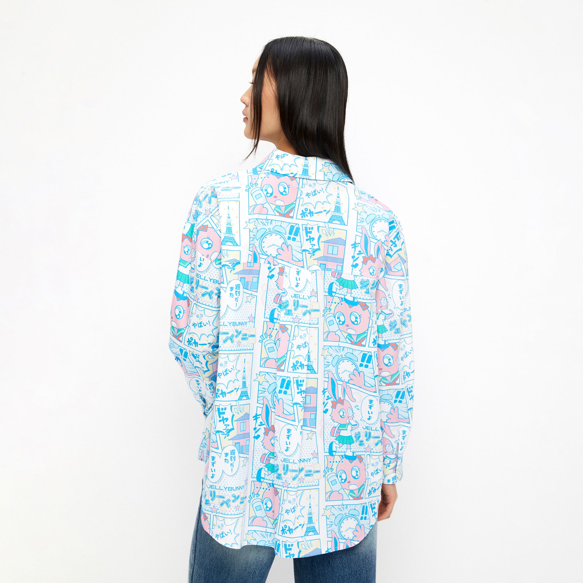 เสื้อเชิ้ตพิมพ์ลายกระต่าย Jerme Multi Color