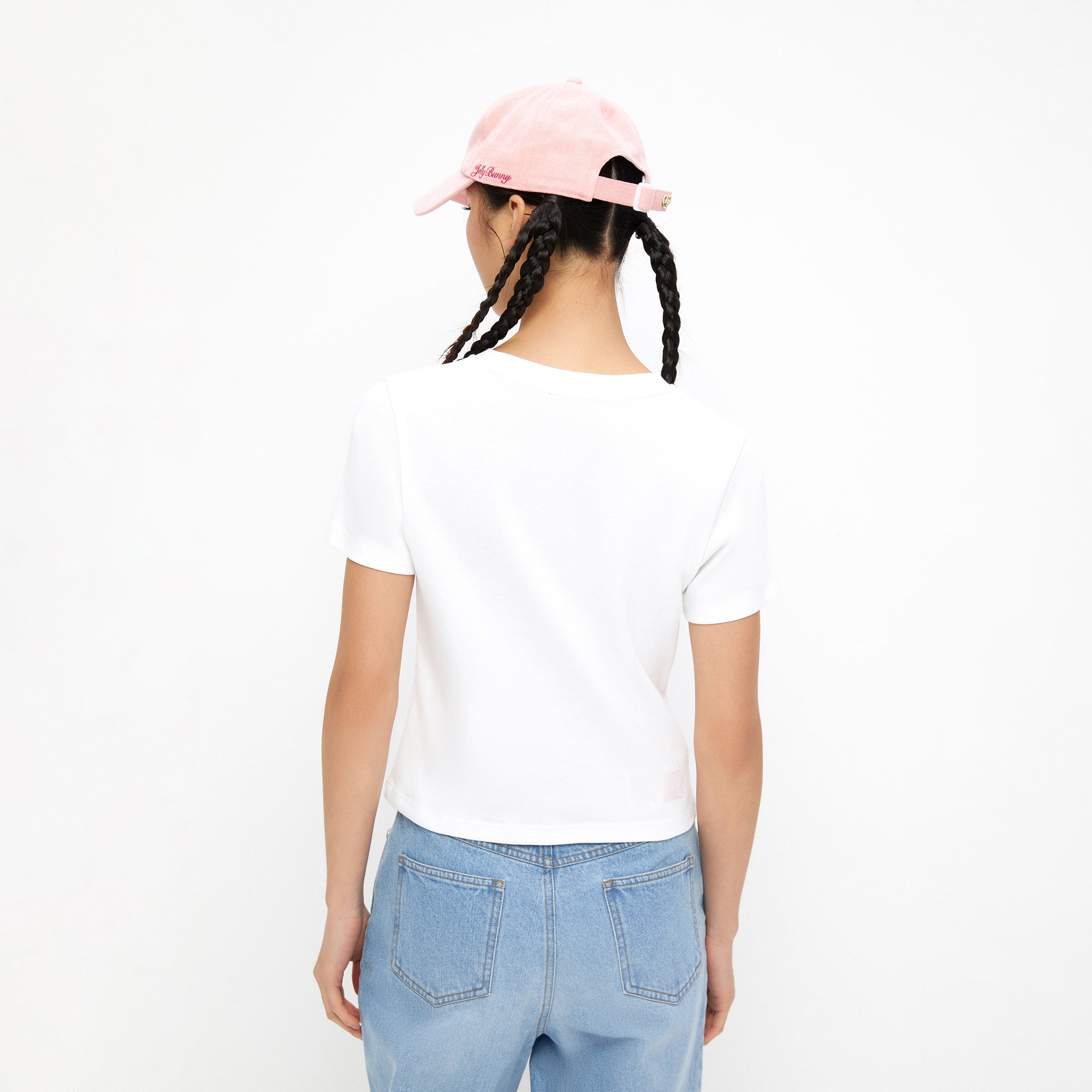 เสื้อยืดแขนสั้นพิมพ์ลาย White