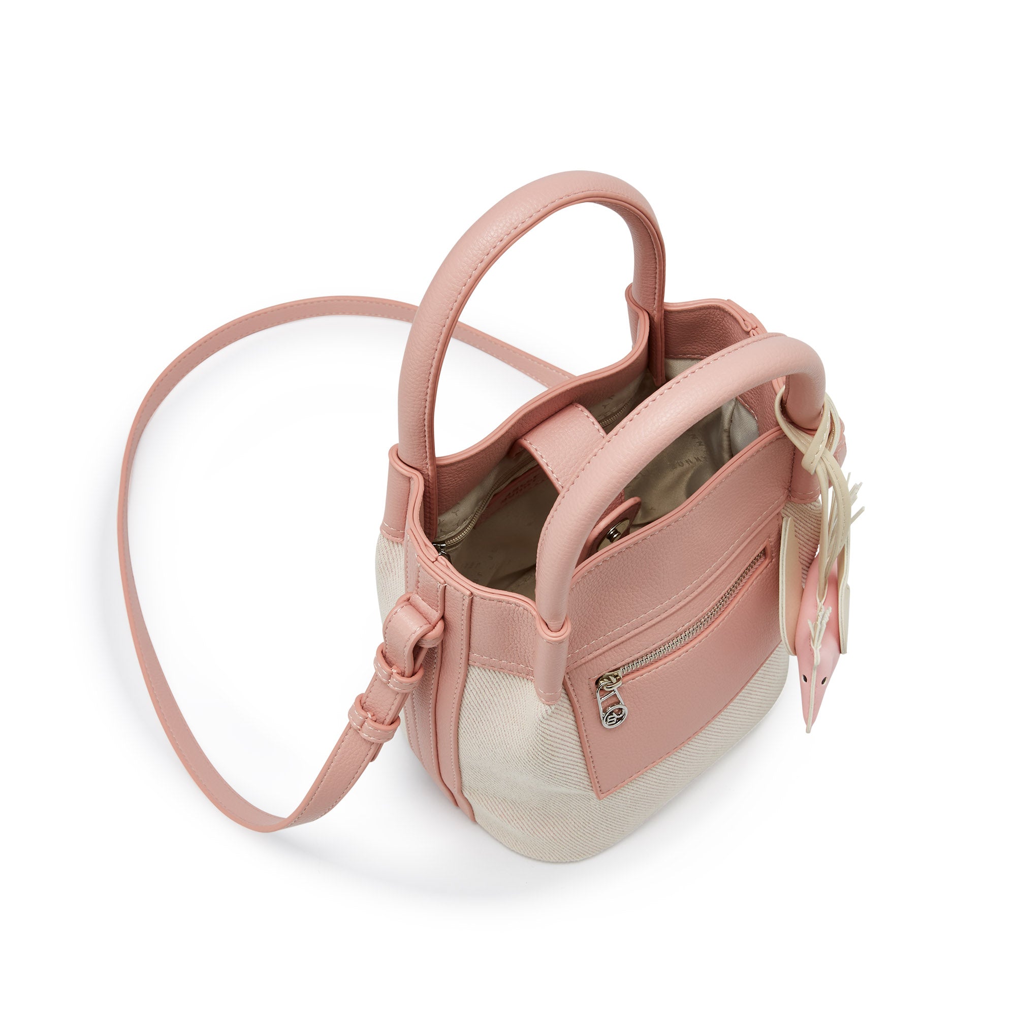 Huster Handle Bag Light Pink