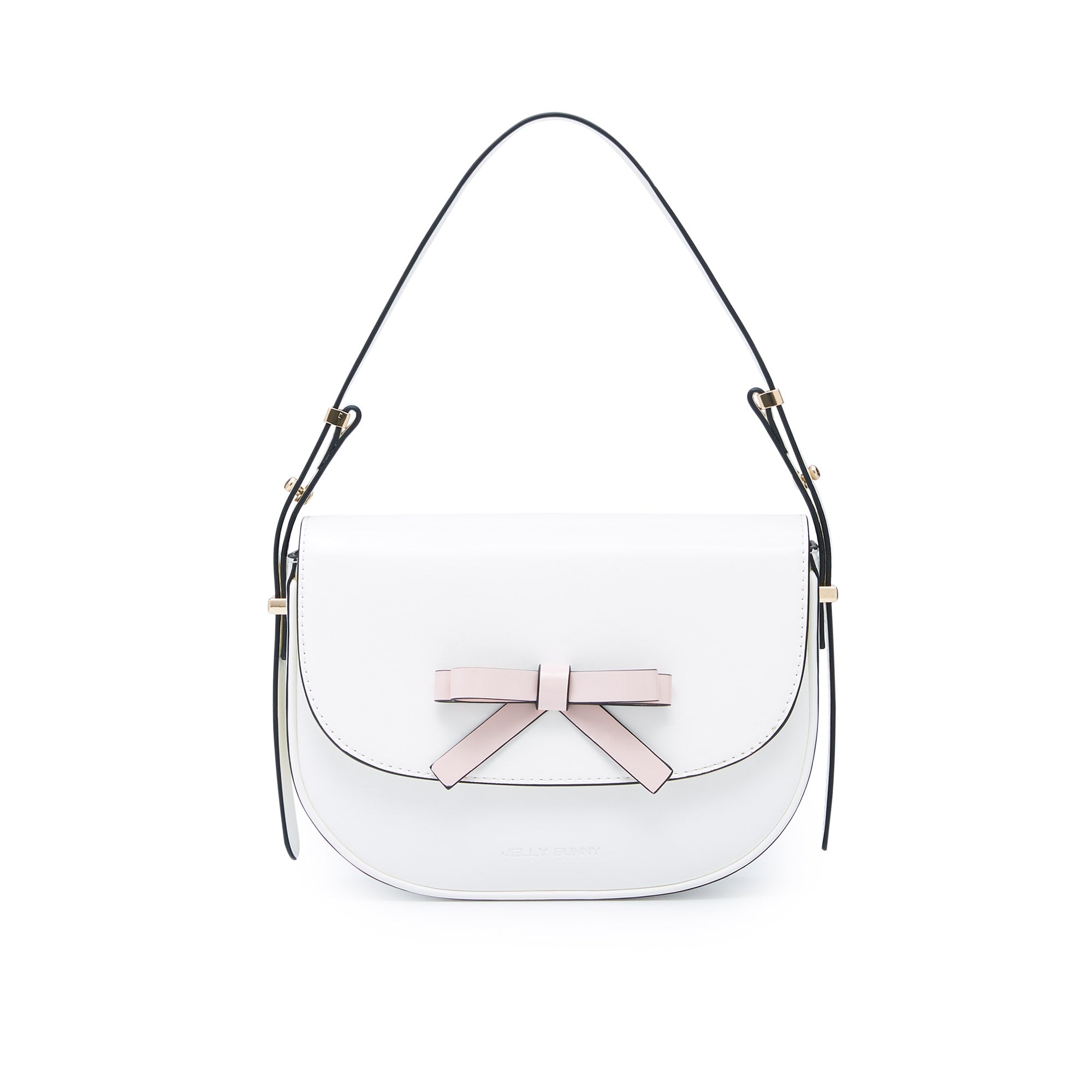 กระเป๋าสะพายไหล่ Bisha  White