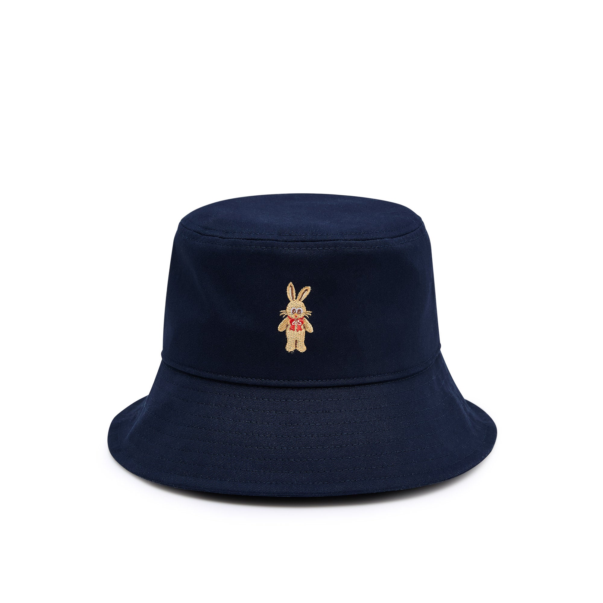 หมวกบักเก็ตปักลาย Jerme Blue