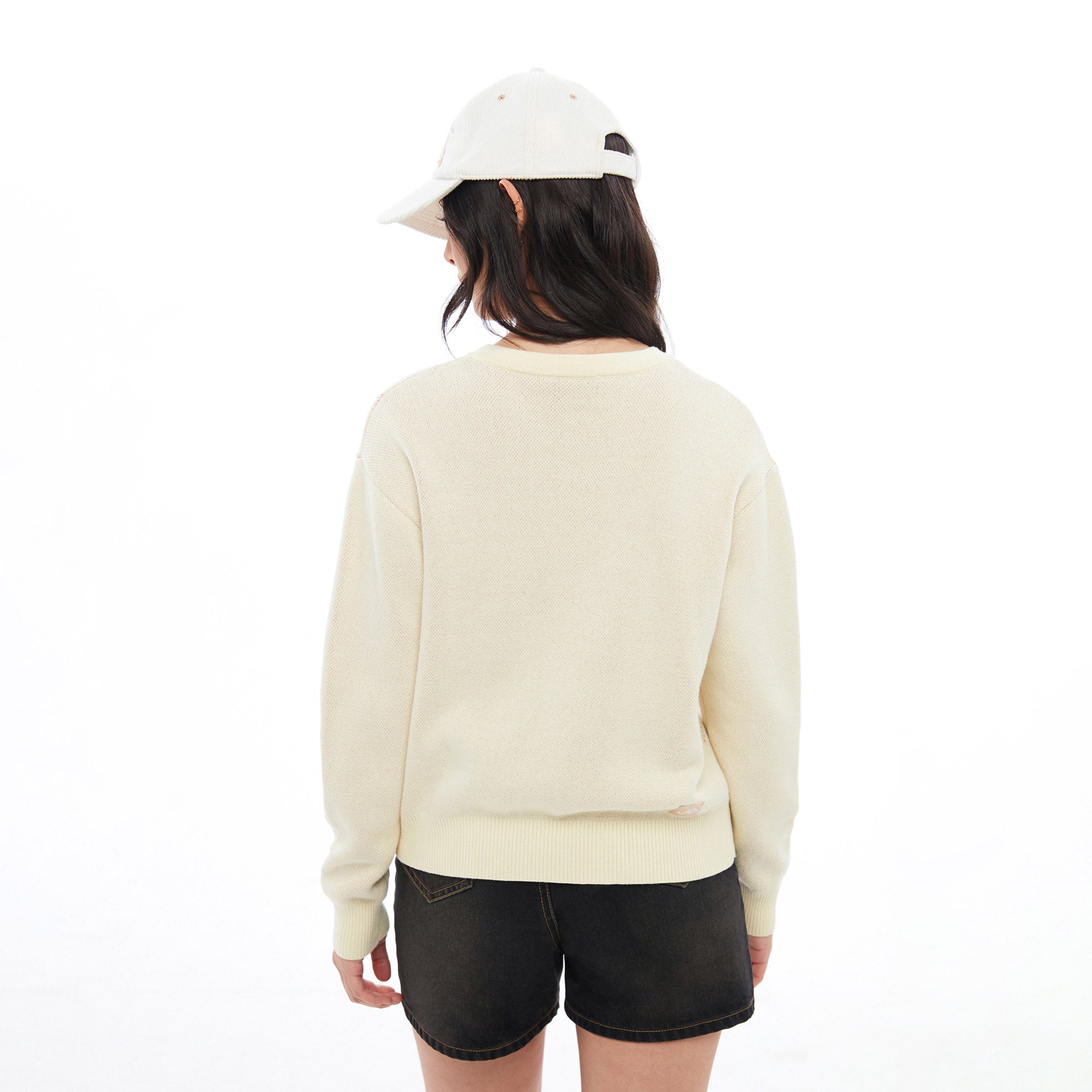 Little Dears Long Sleeve Cardigan Cream