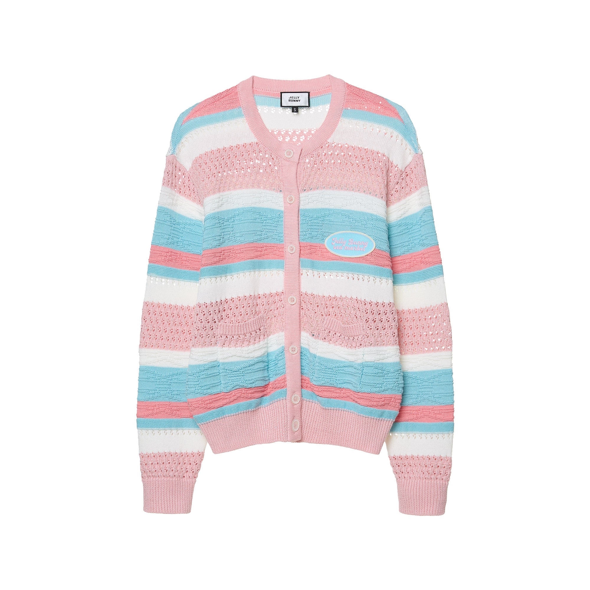Stripe Long Sleeve Cardigan