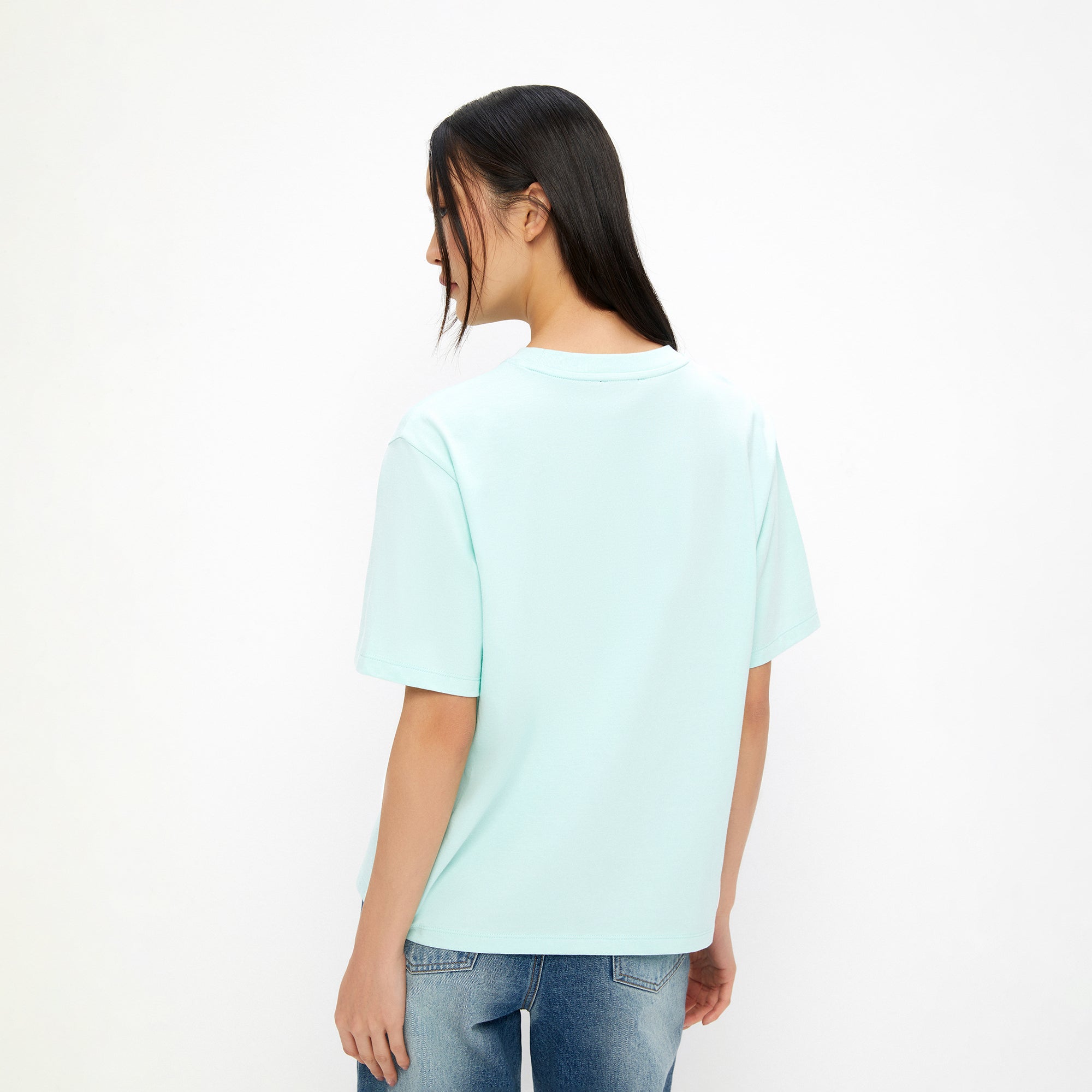 เสื้อยืดแขนสั้นพิมพ์ลาย Green