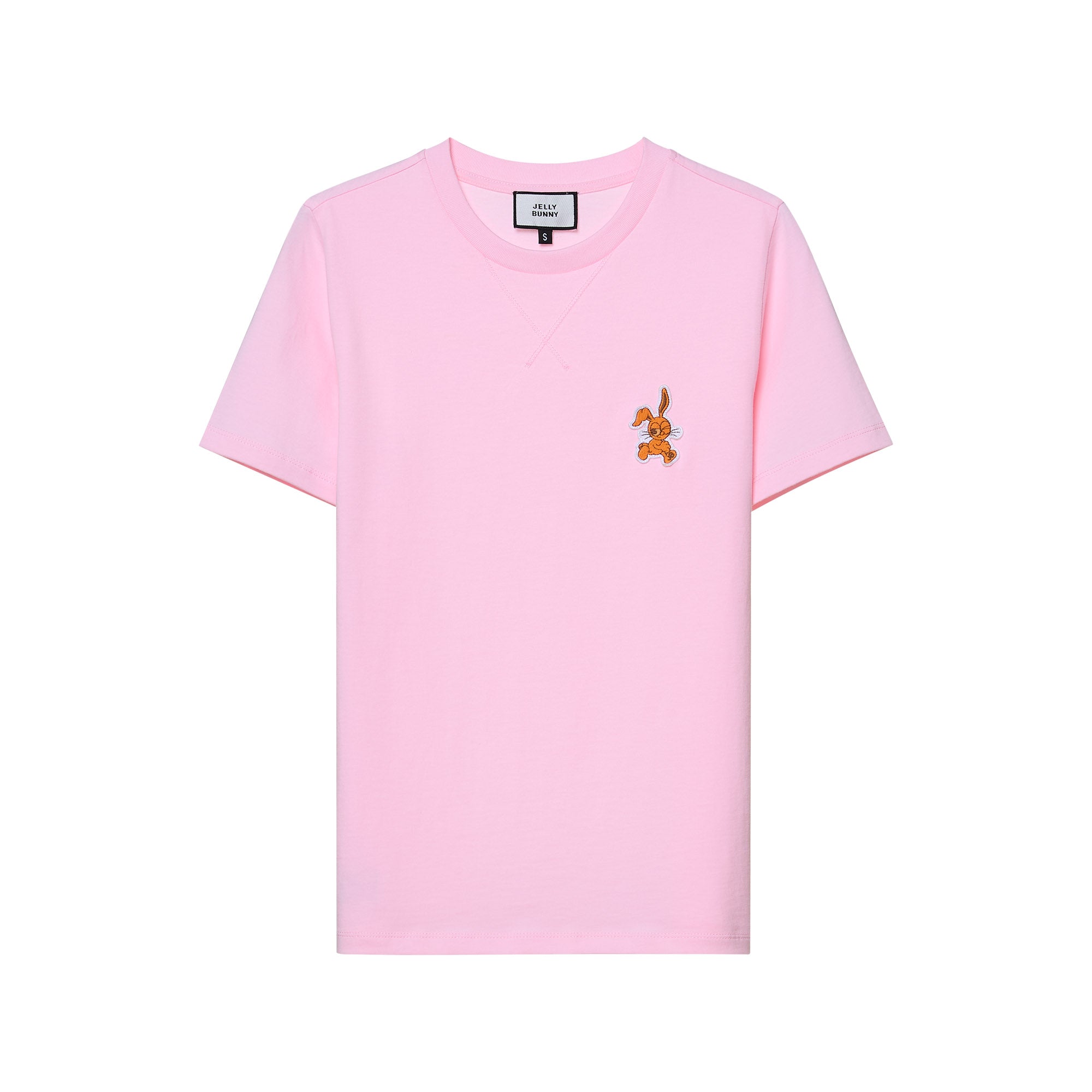เสื้อยืดแขนสั้นปักลาย Jerme Pink