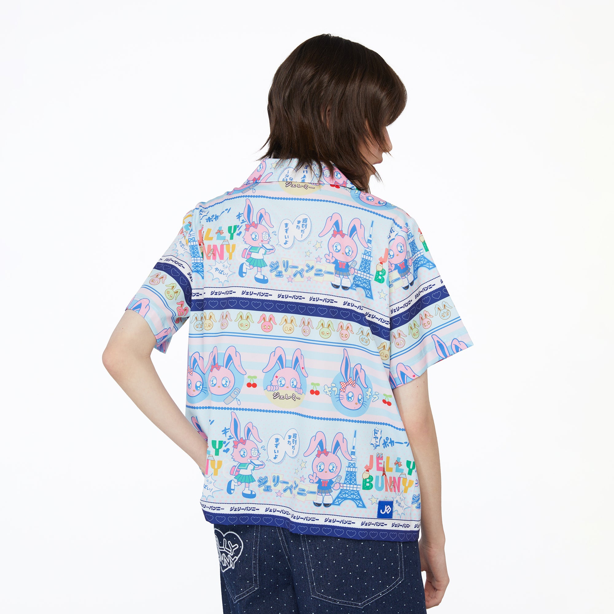 เสื้อเชิ้ตแขนสั้นพิมพ์ลายกระต่าย Jerme Multi Color