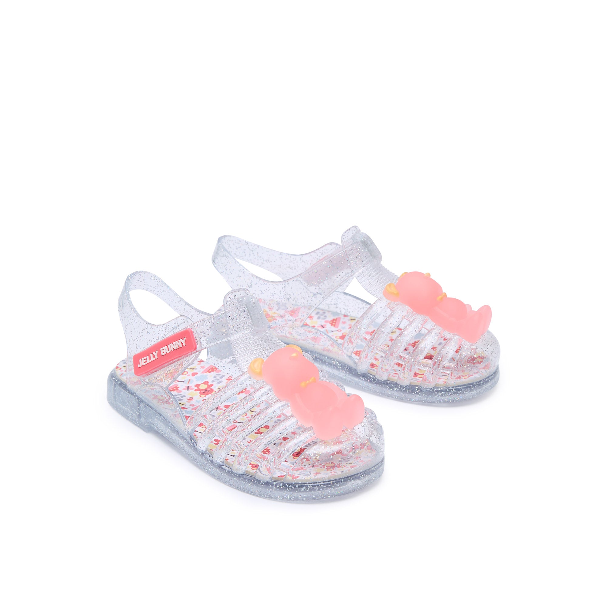รองเท้าแตะสำหรับเด็กผู้หญิง Starfishy Bear Mini Silver