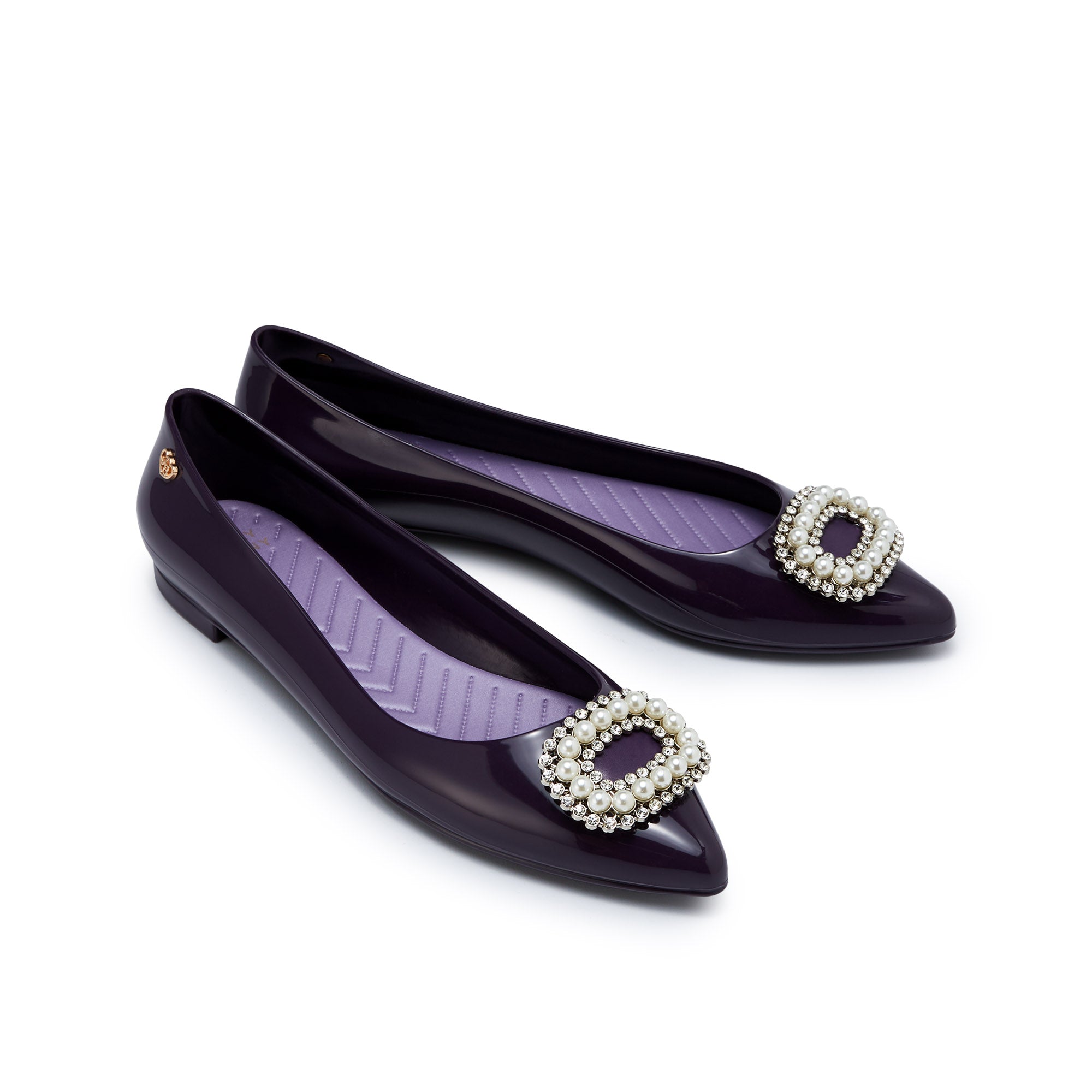 รองเท้าคัทชูทรงบัลเล่ต์ Avery Ceres Purple