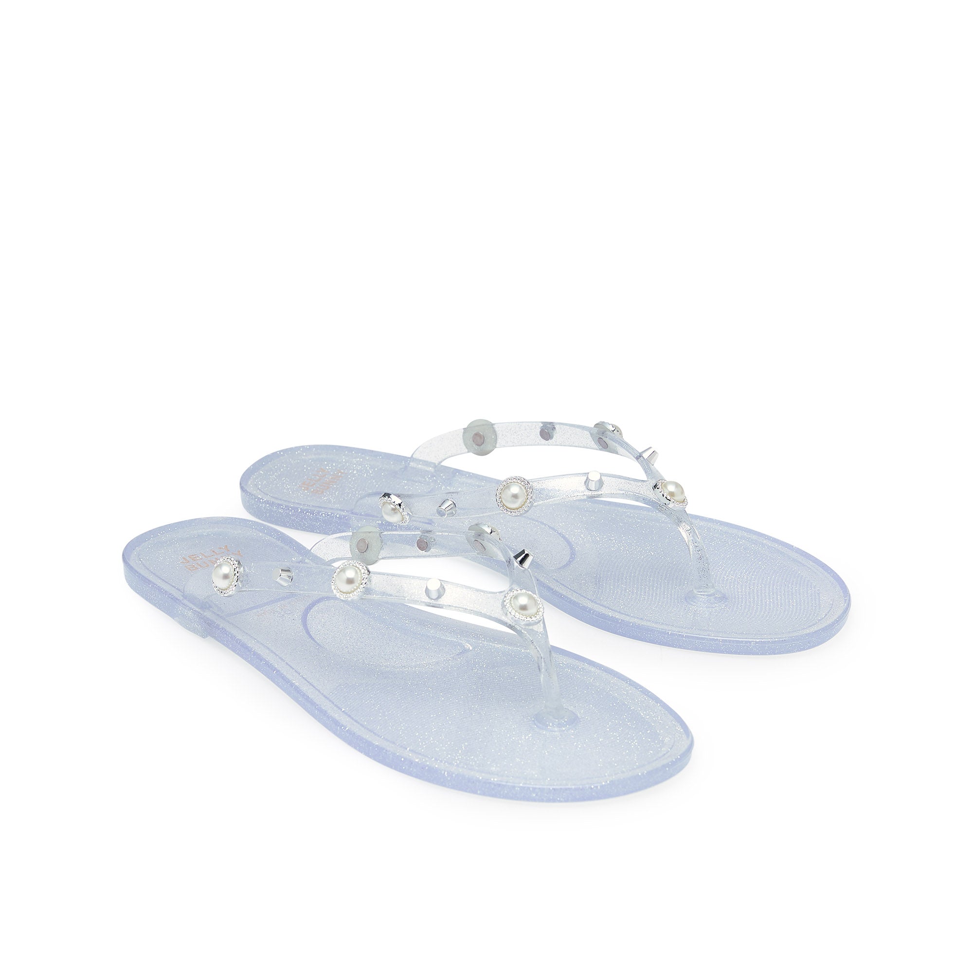 Elena Pearl Flip Flops Sliver