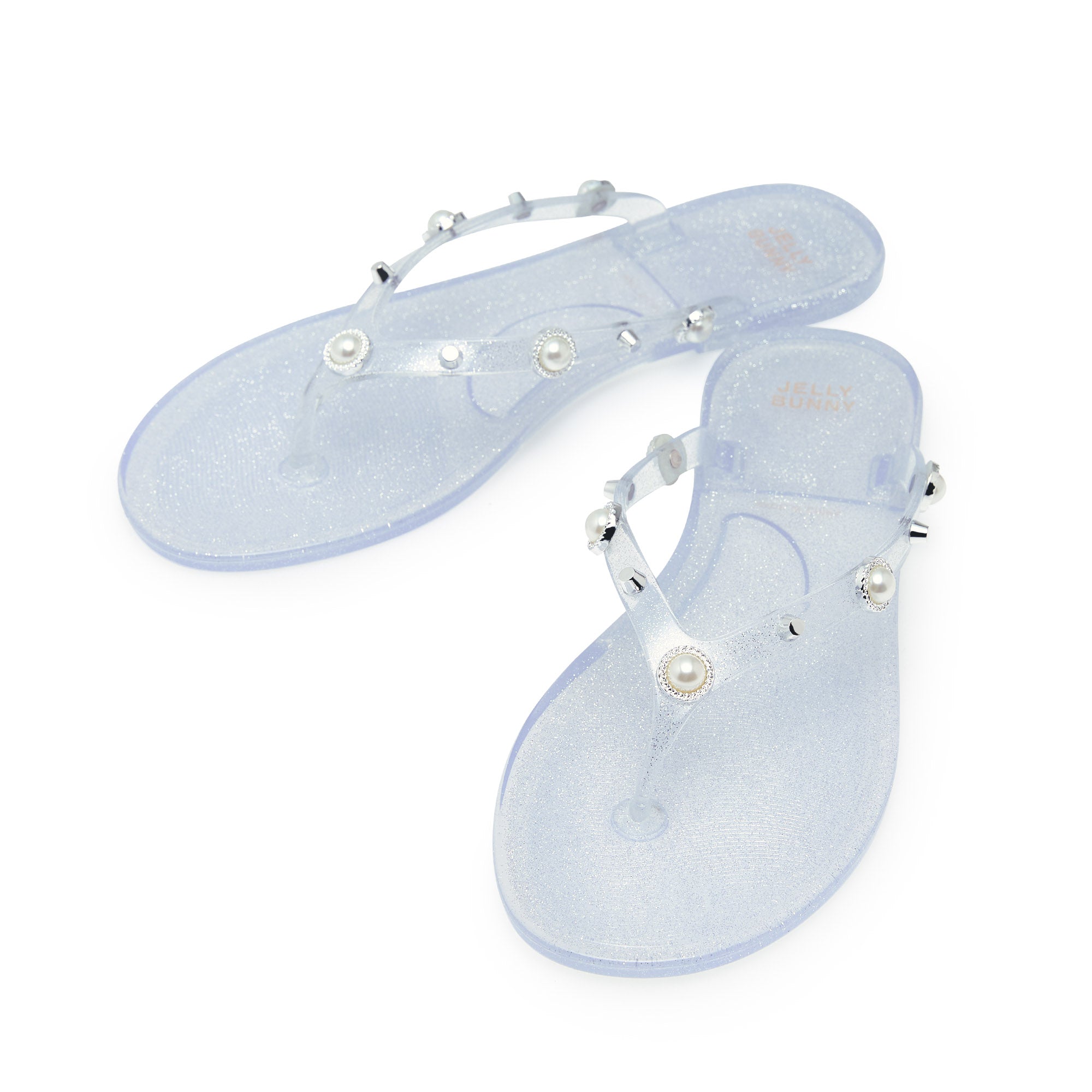 Elena Pearl Flip Flops Sliver