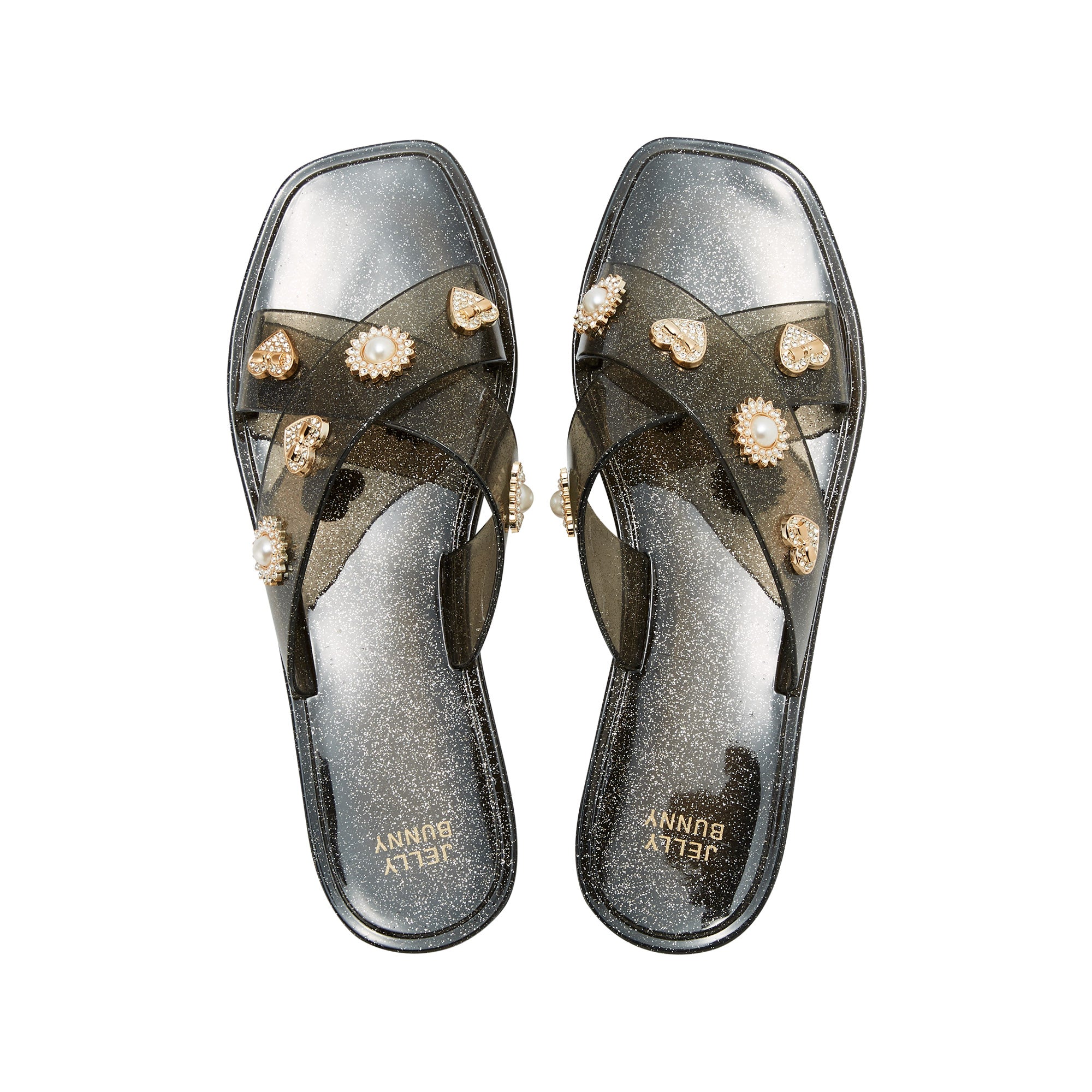 Reva Tiffany Flat Sandals Black