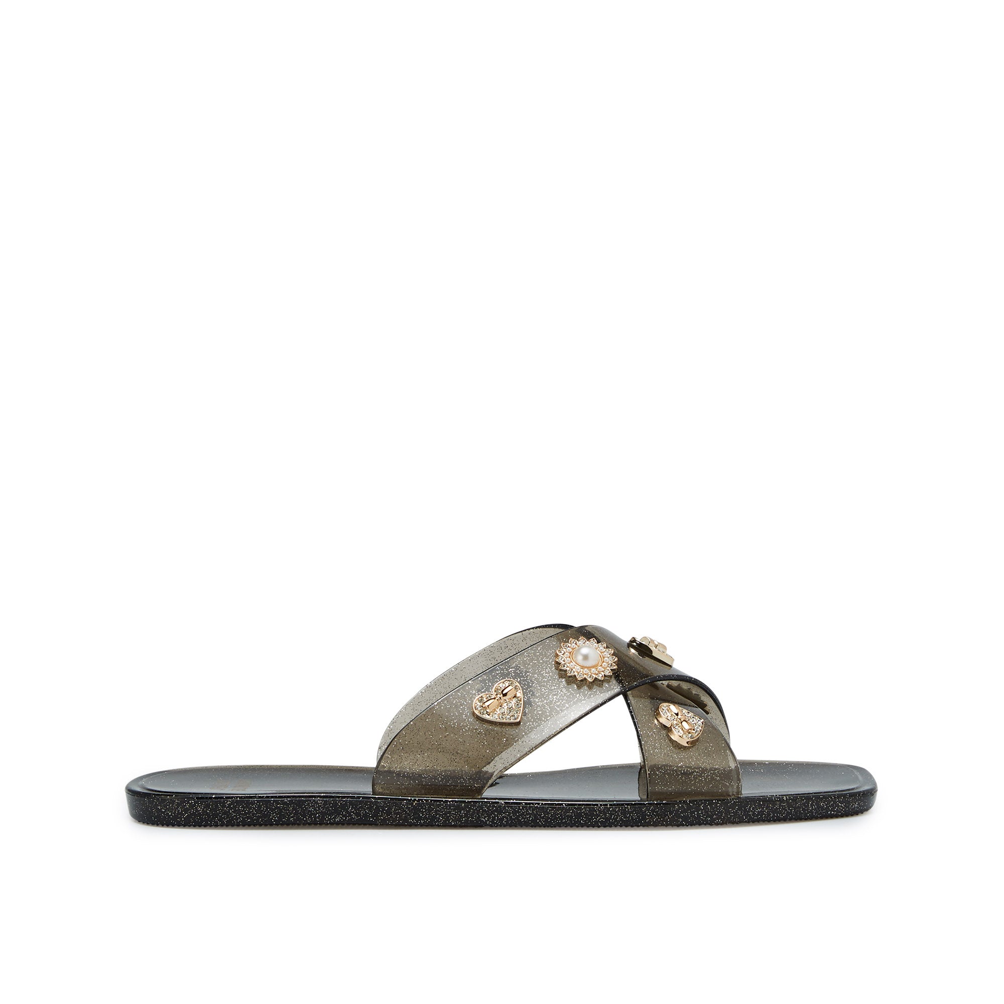 Reva Tiffany Flat Sandals Black
