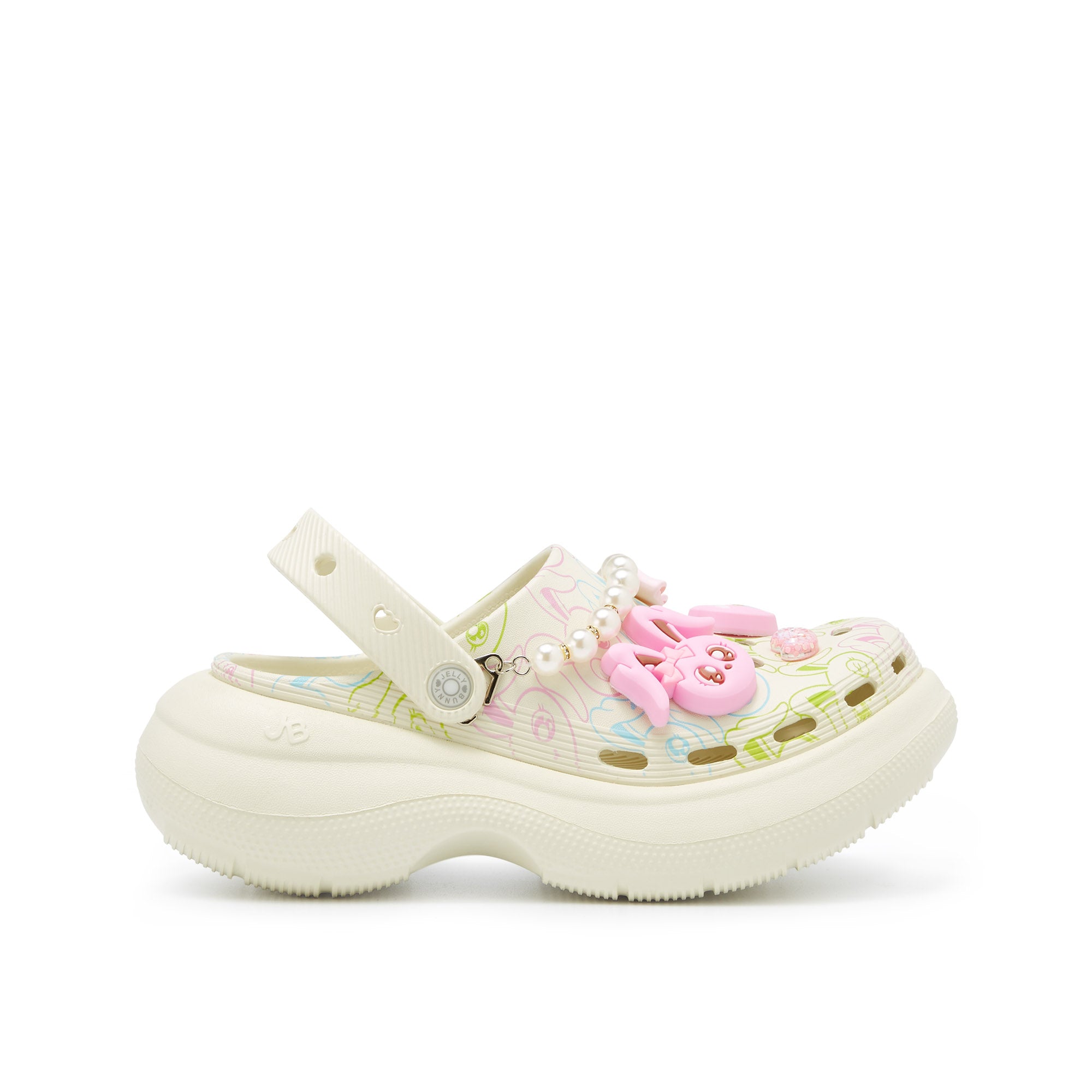 รองเท้าแตะรัดส้นเท้า Craze Chiyoko Ivory