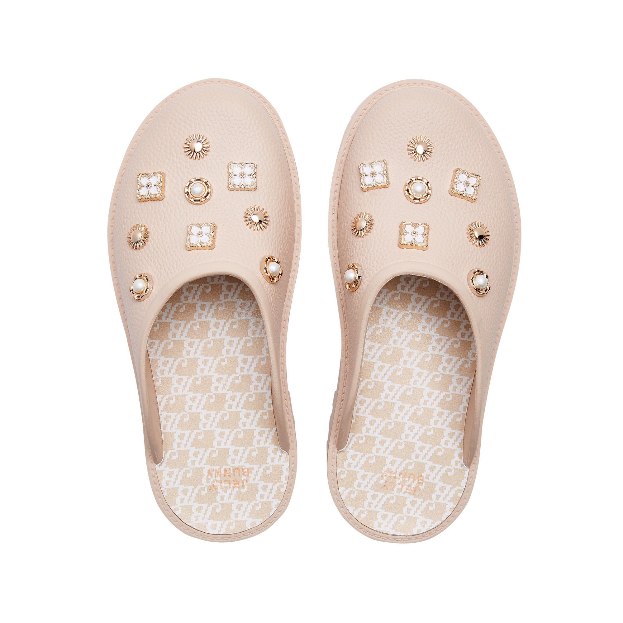 รองเท้าแตะแพลตฟอร์ม Clara Adhara Beige