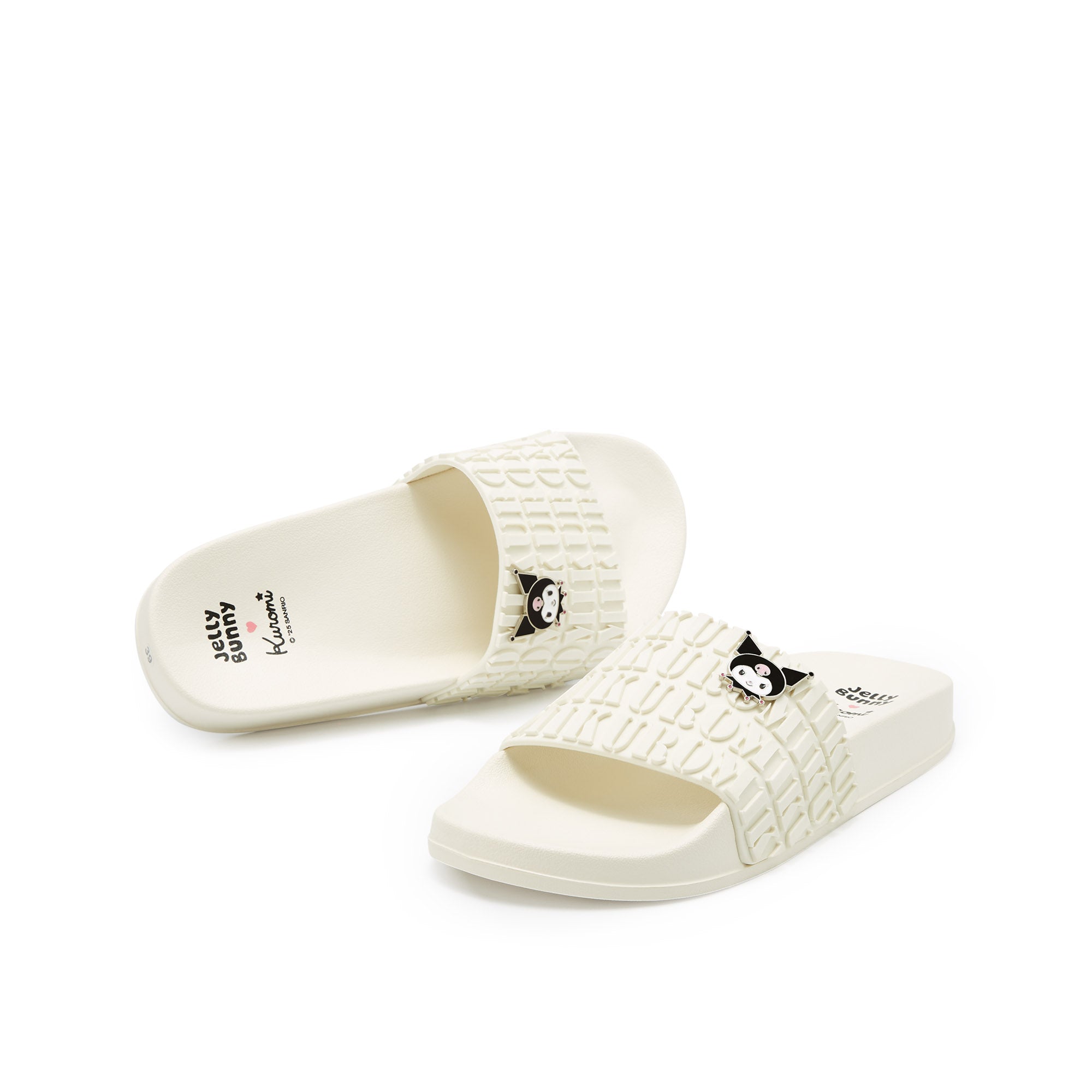 Airi Slide Sandals Ivory