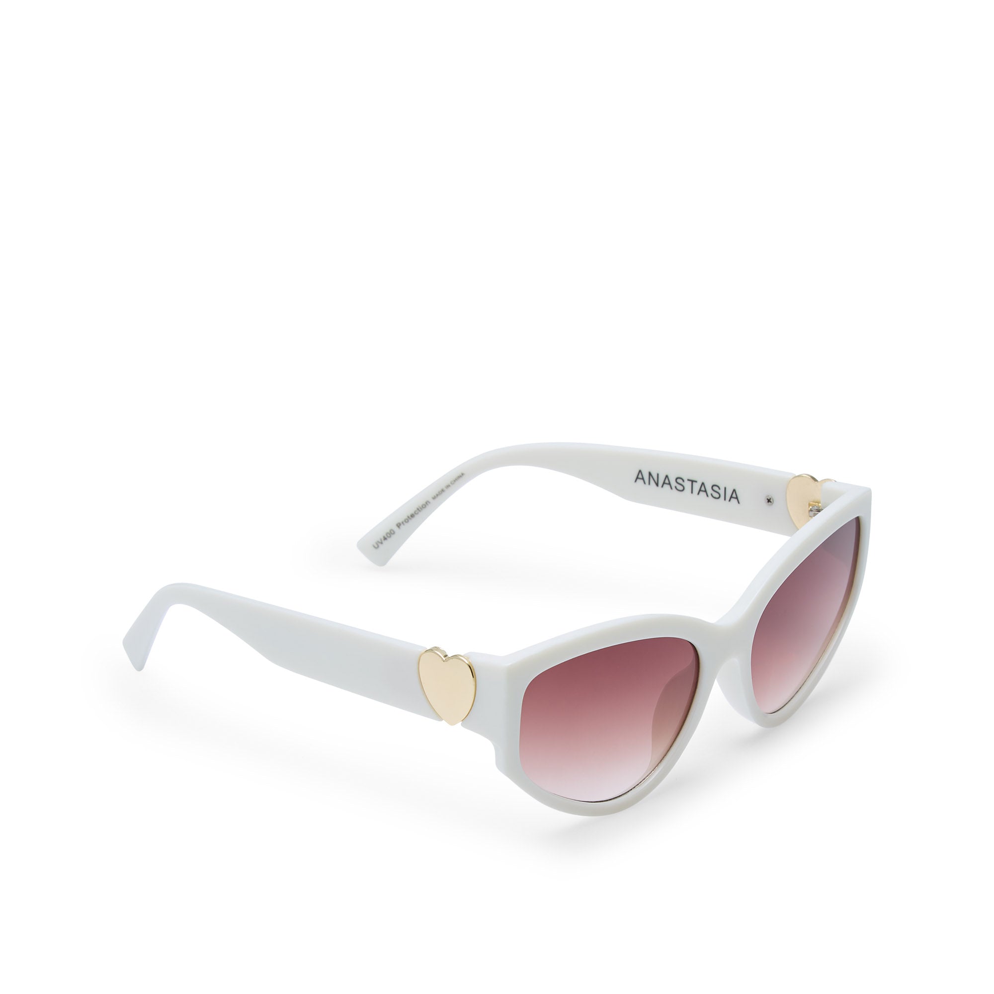 Anastasia Sunglasses White