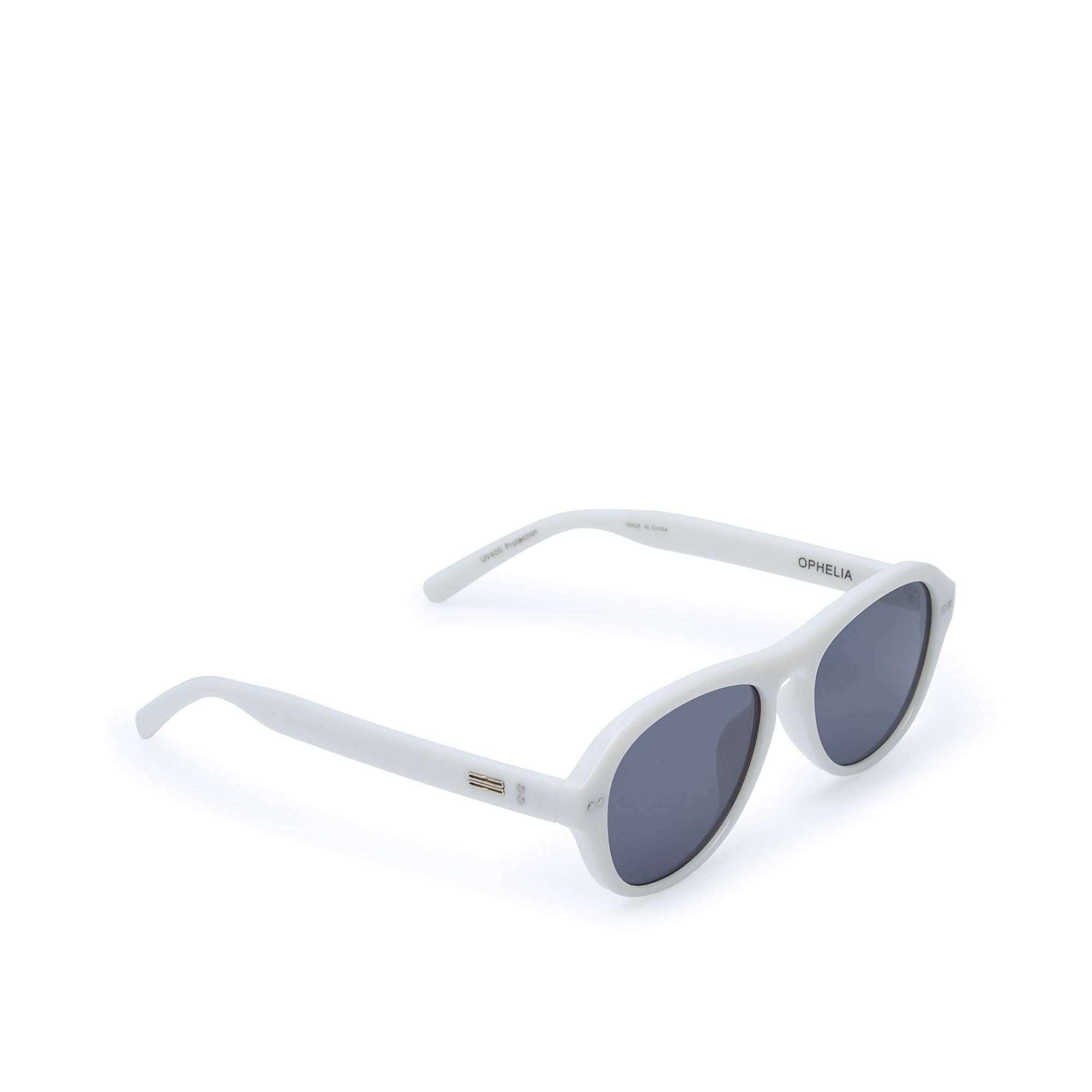 Ophelia Sunglasses White