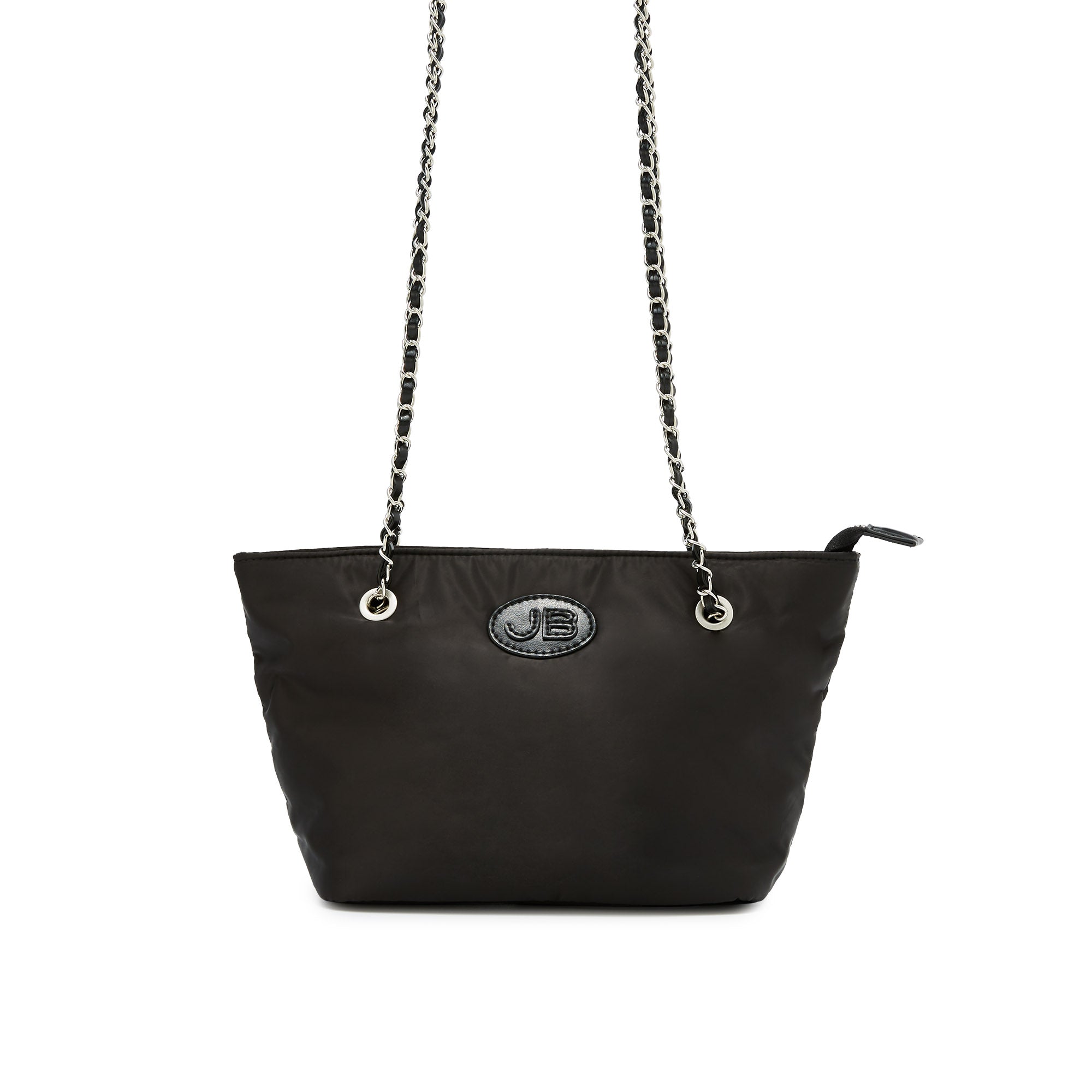 Nylon Shoulder Bag Black