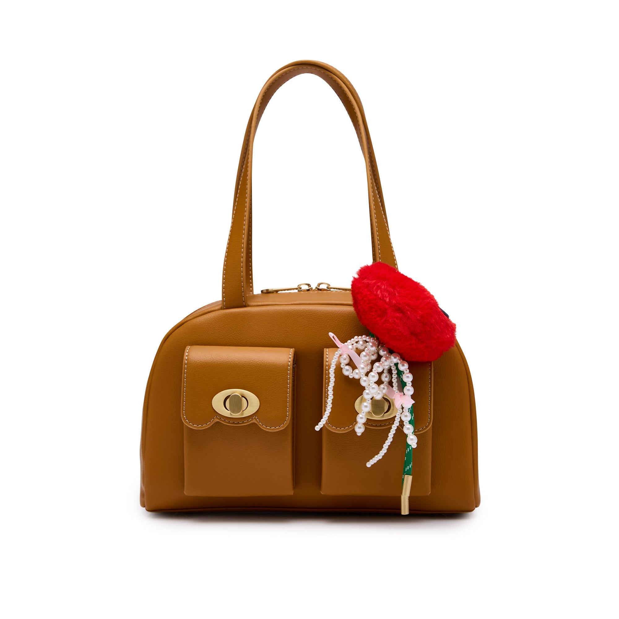 Coco Handle Bag Brown