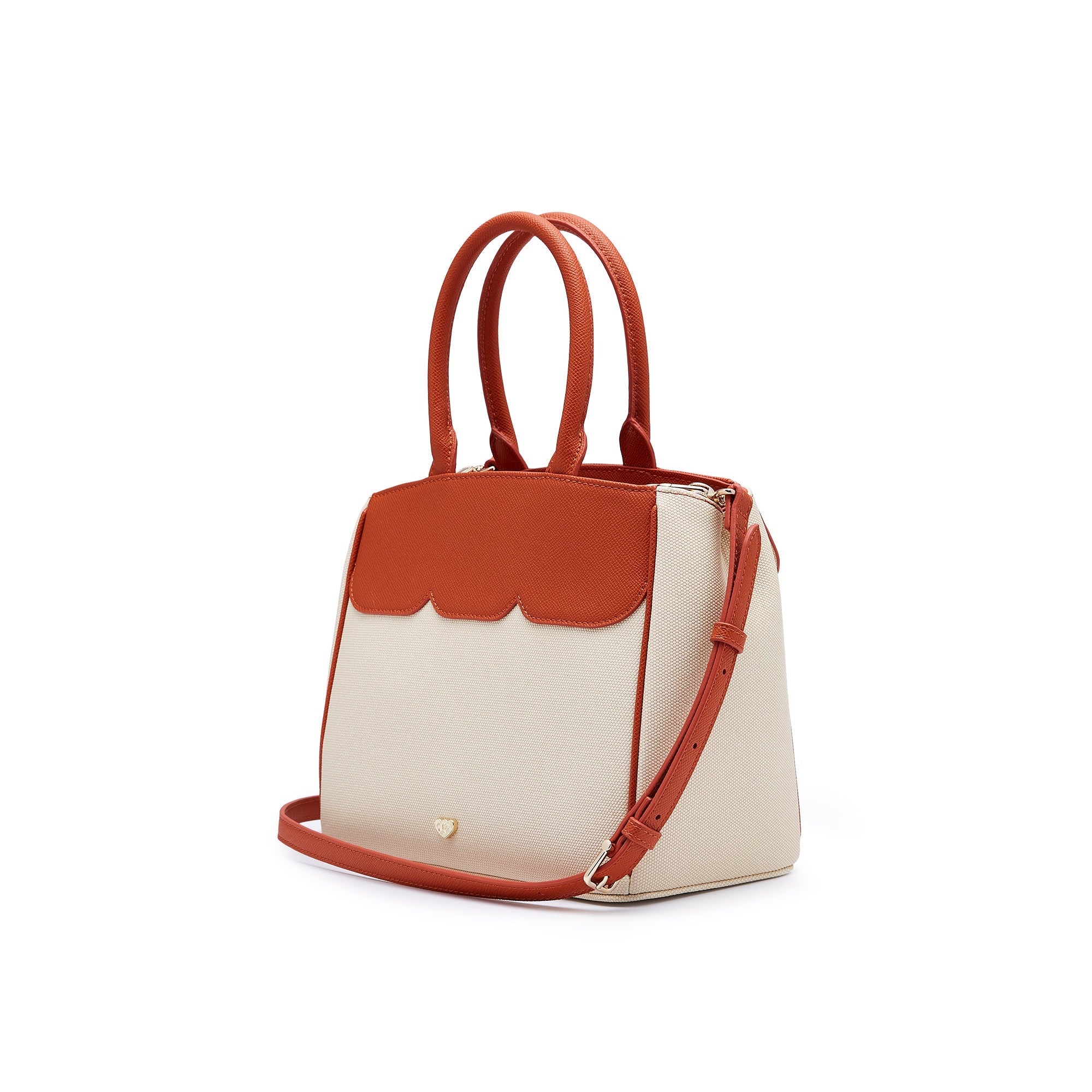 La Casa Top Handle Bag Brown