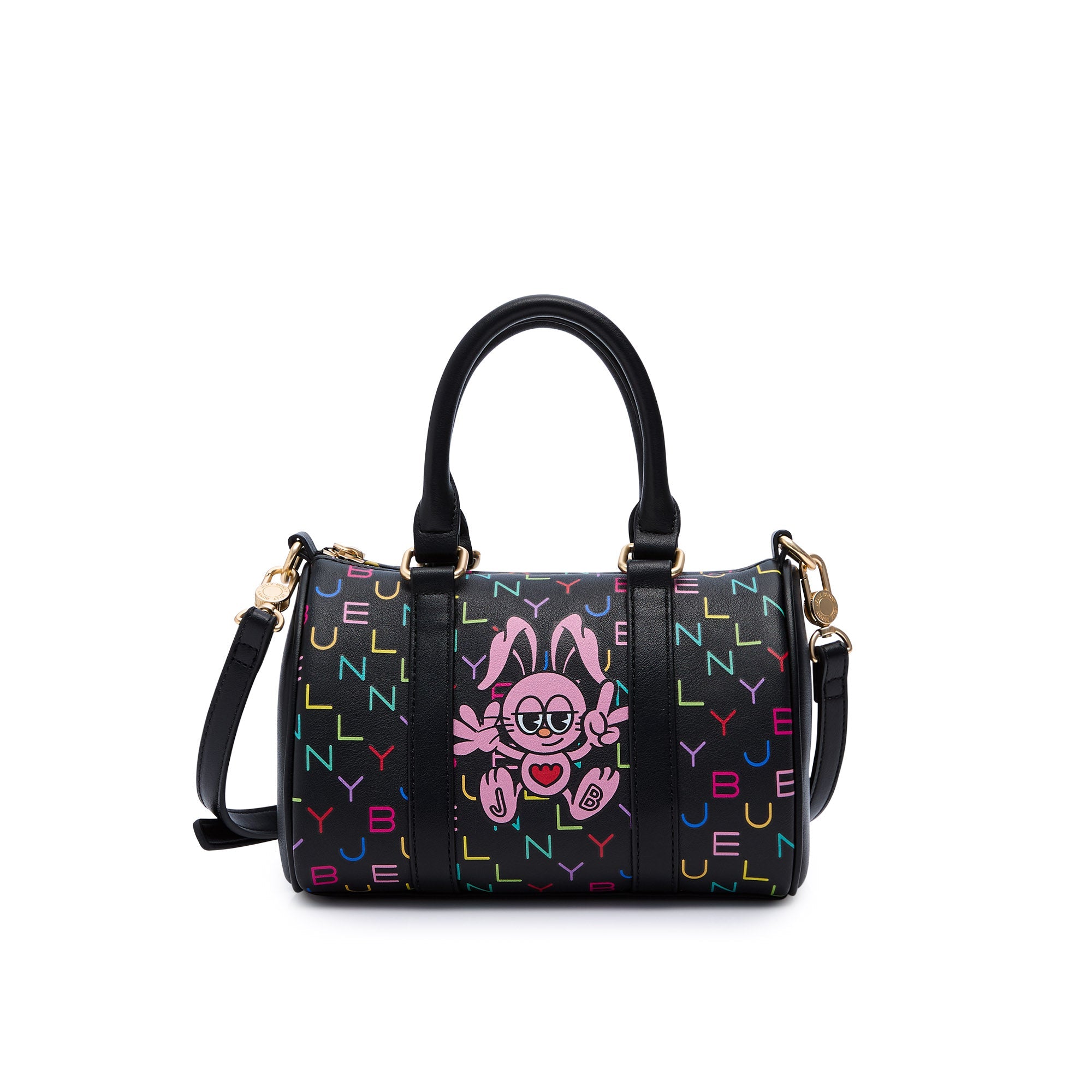 Runoff Crossbody Bag Printed Black
