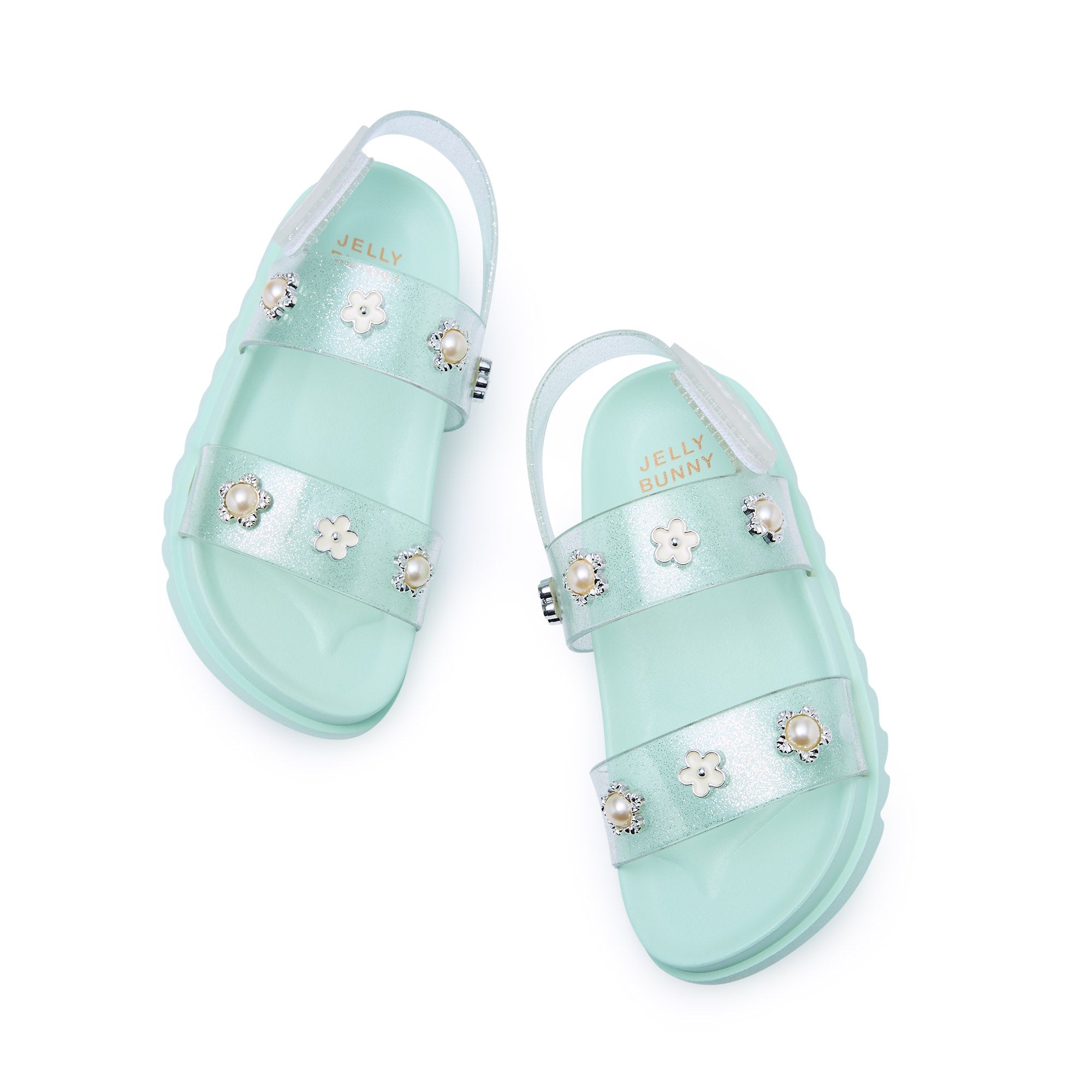 Mini Pele Ela Platform Sandals Light Green