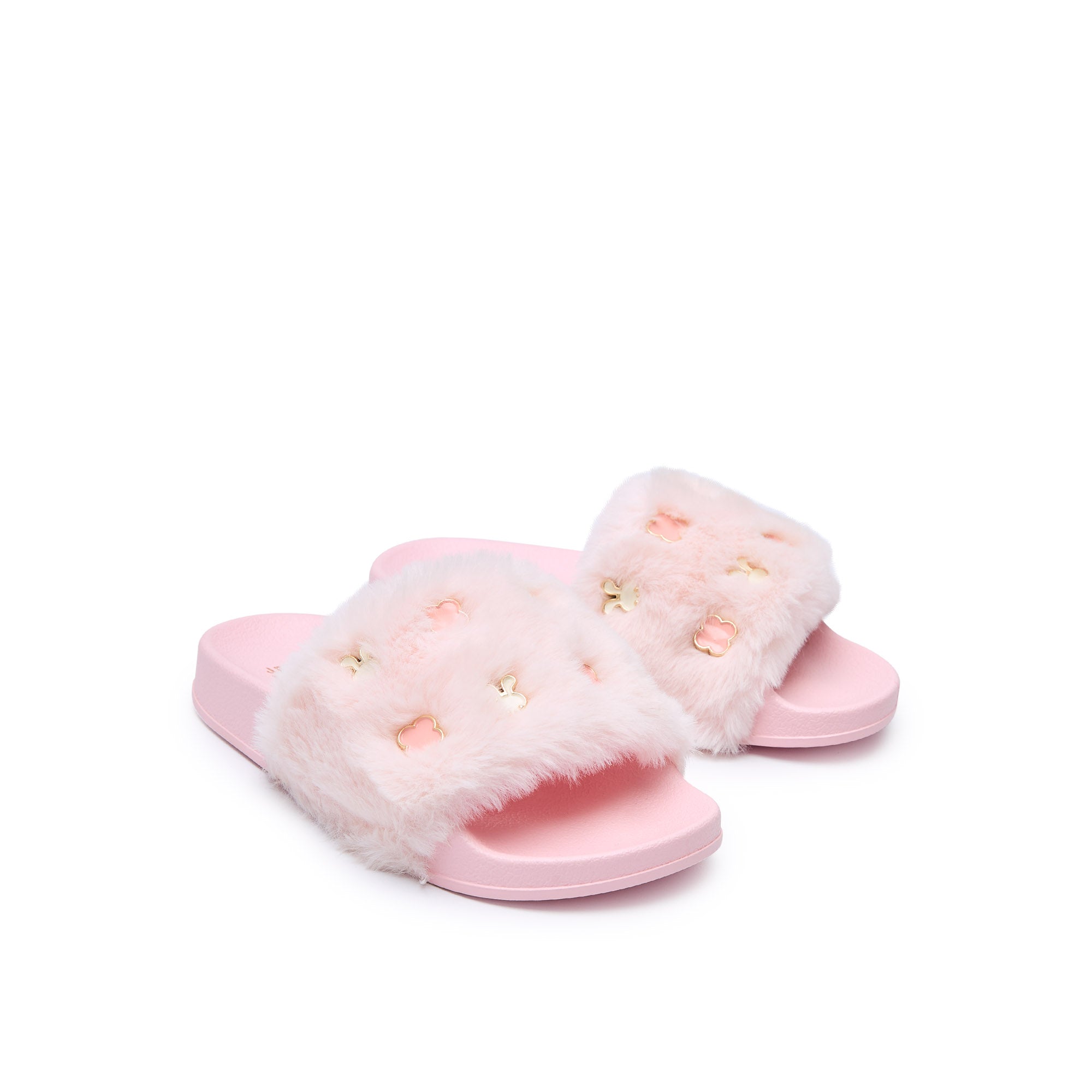 รองเท้าแตะสำหรับเด็กผู้หญิง Mini Slide Fur Daba