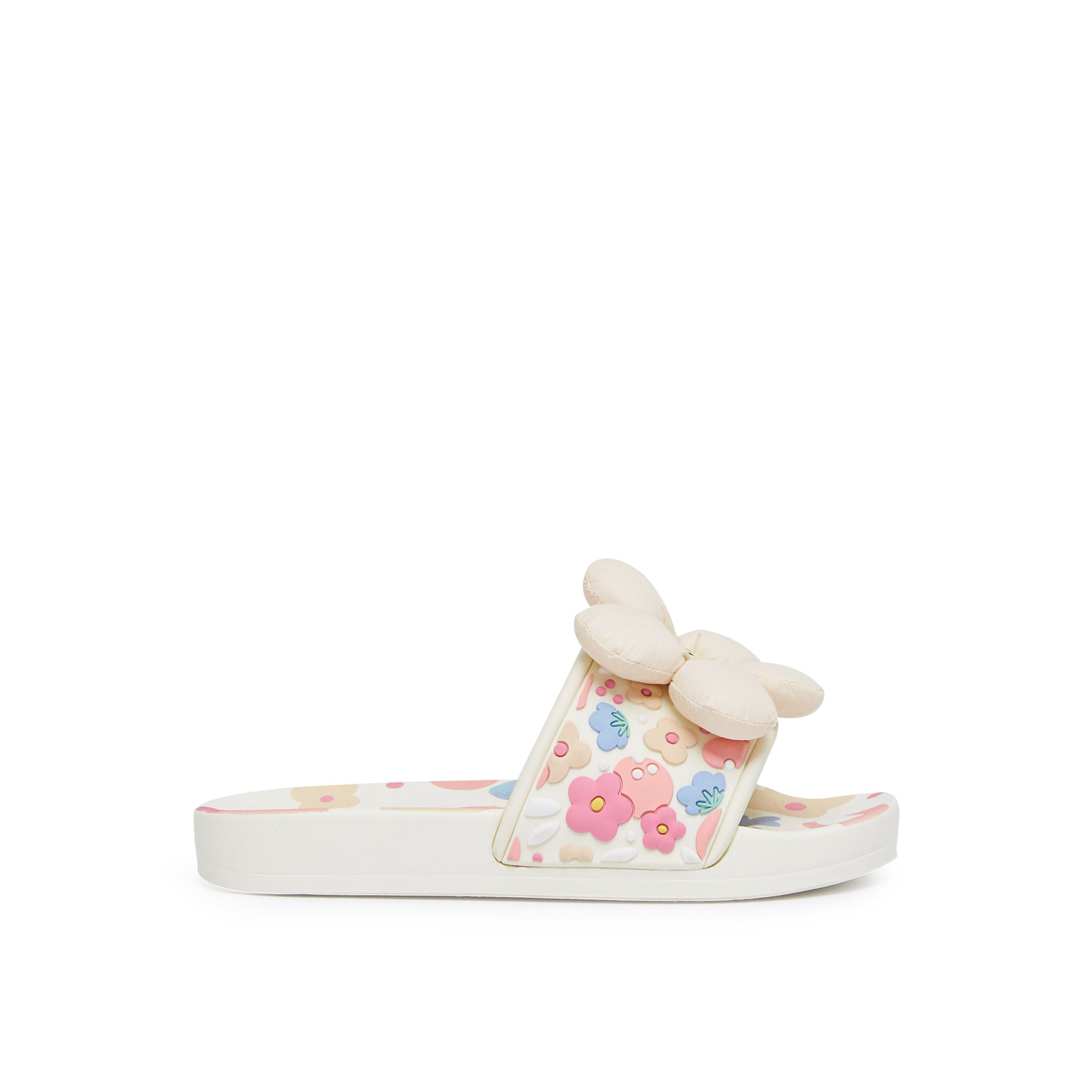 Mini Slide Lilianaa For Girls White