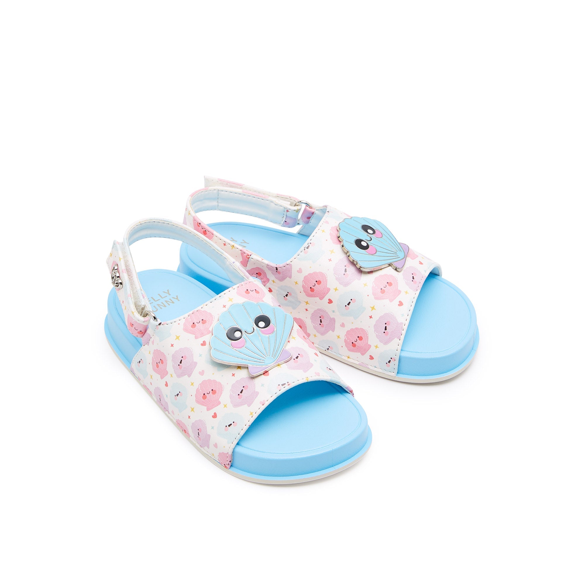 รองเท้าแตะเด็กผู้หญิง Mini Friendly Leyla Blue
