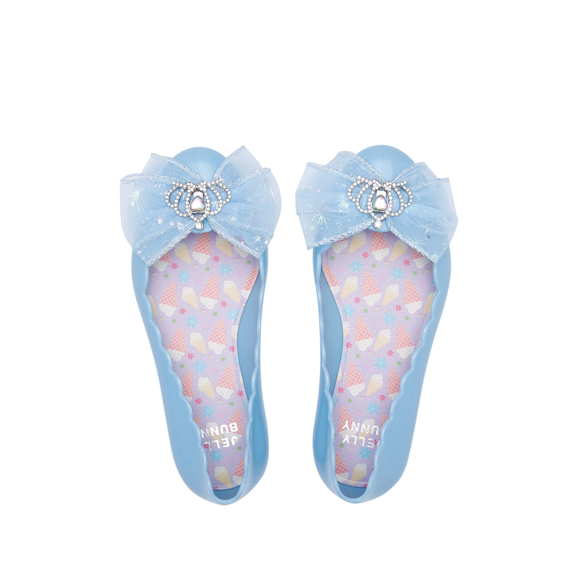 รองเท้าบัลเล่ต์สำหรับเด็กผู้หญิง Mini Sophe Casey  Blue