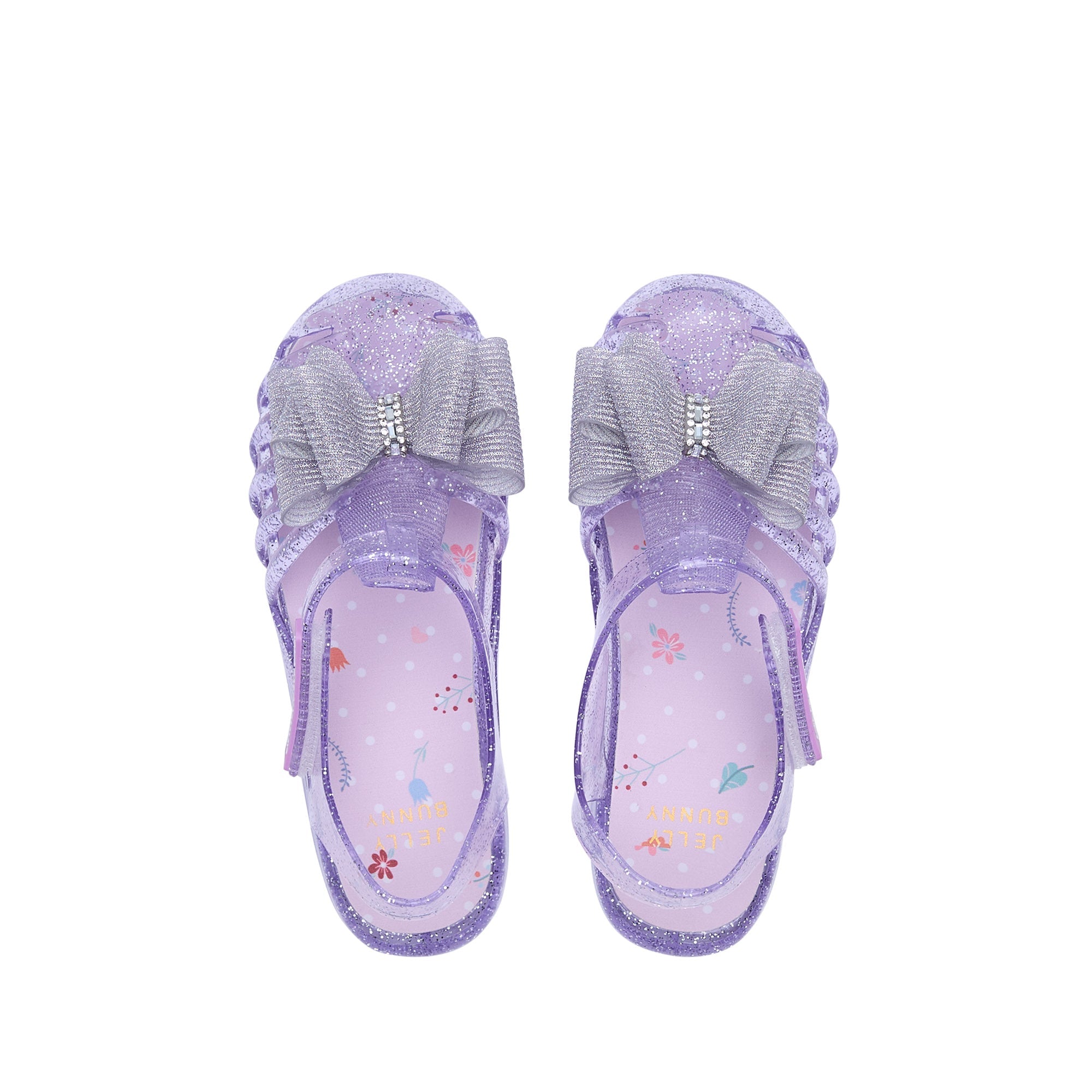 รองเท้าแพลตฟอร์ม สำหรับเด็กผู้หญิง Starfishy Bow Mini Purple