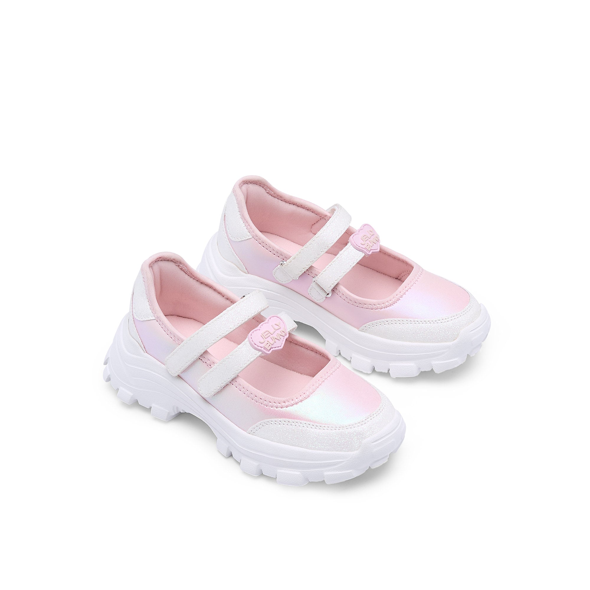 Mini Shiny Rocker Sneakers For Mini Girls Pink