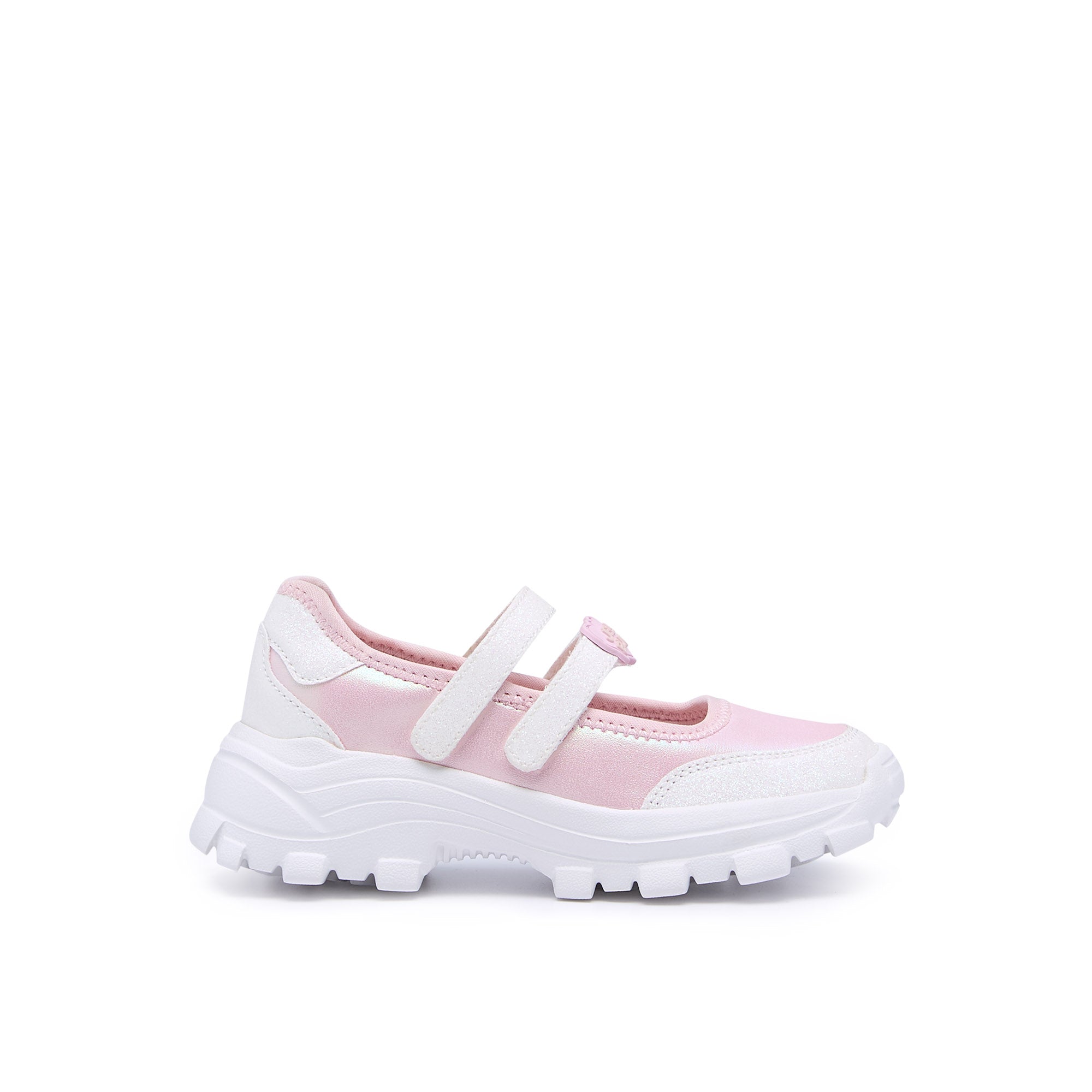 Mini Shiny Rocker Sneakers For Mini Girls Pink