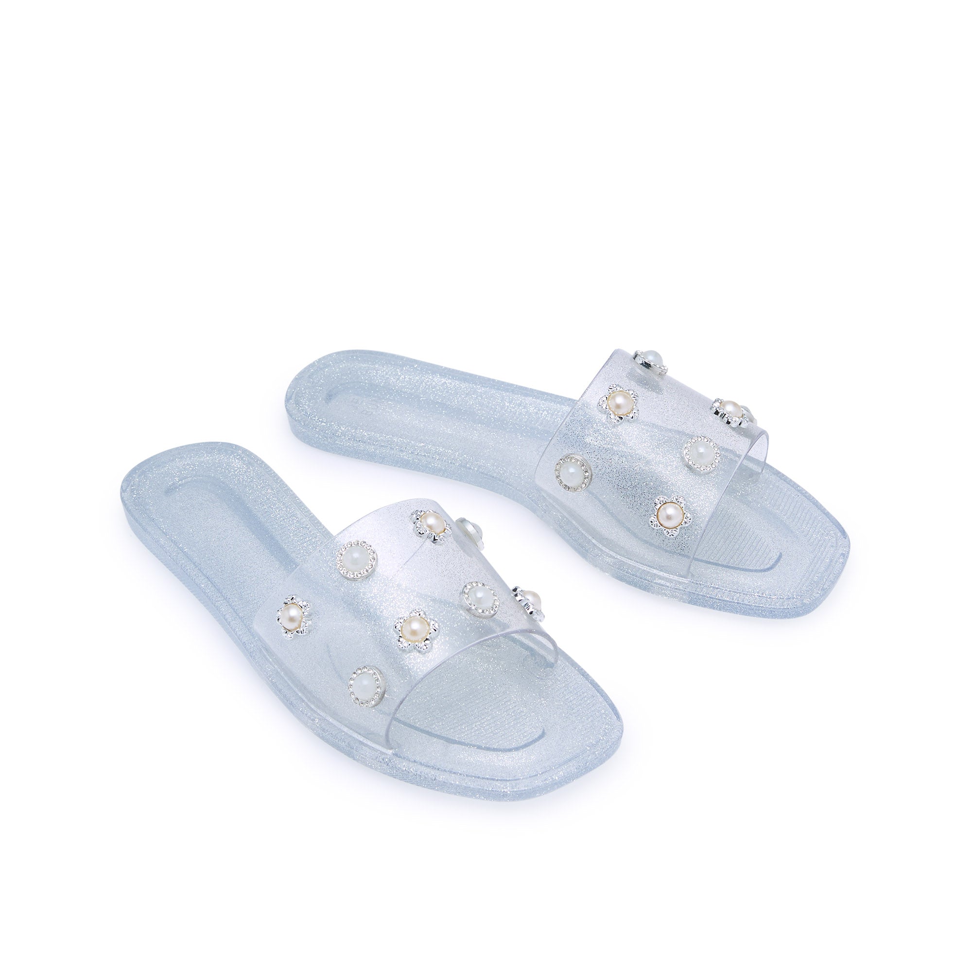 รองเท้าแตะ Peony Silver