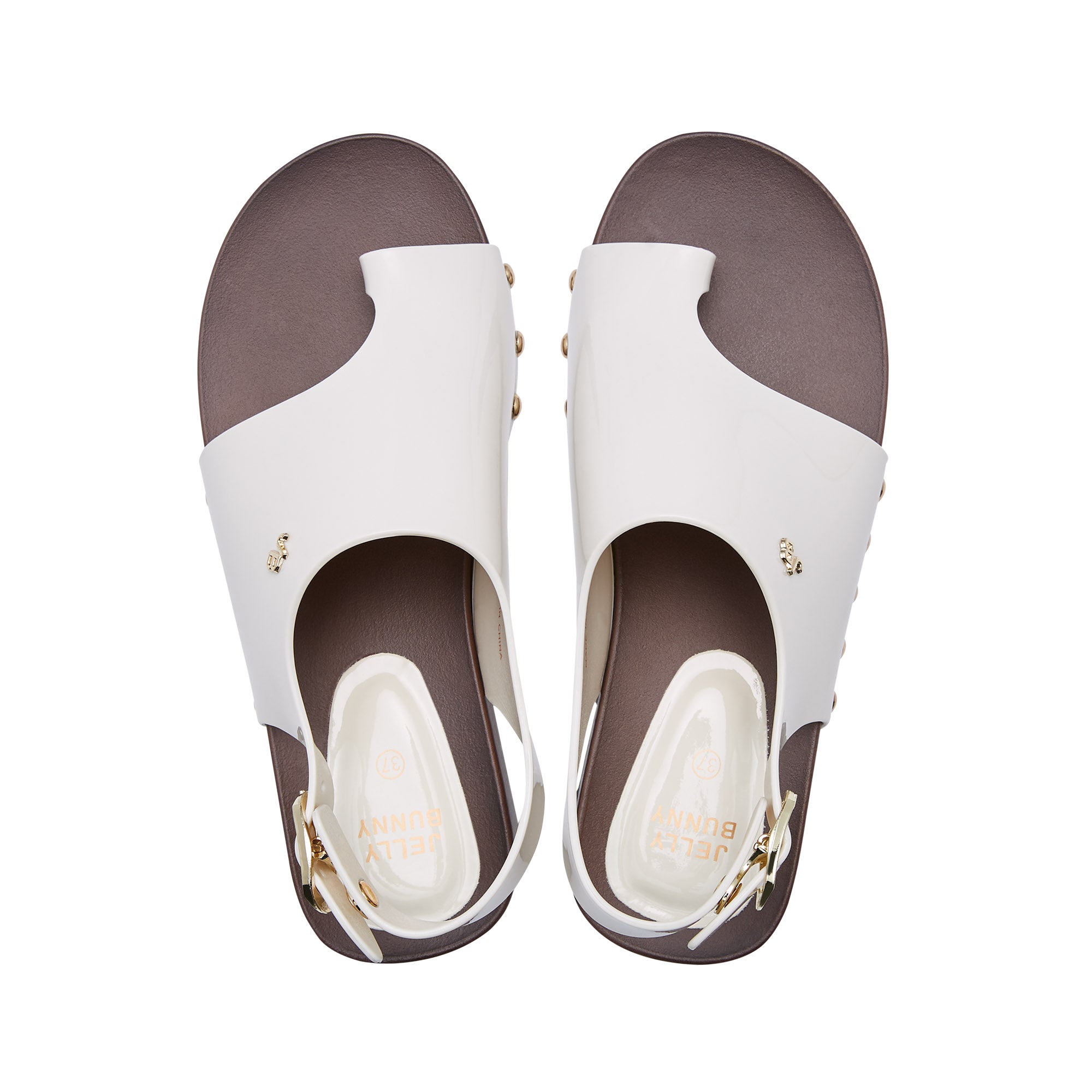 Hodaya Slingback Sandals Ivory