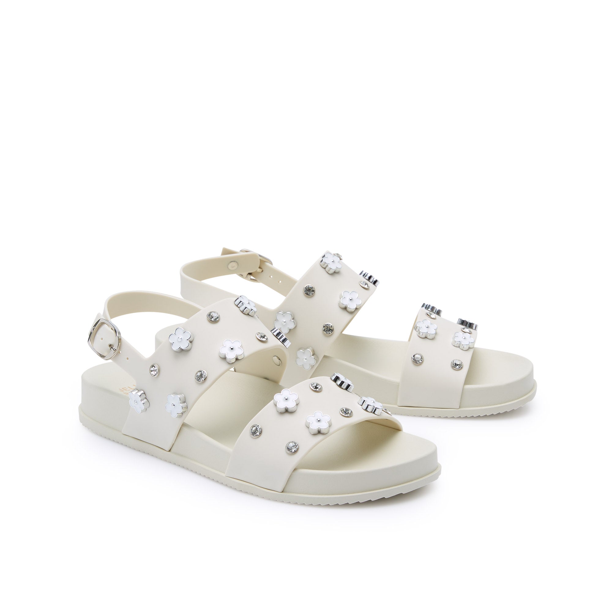 Kadi Lena Platform Sandals Ivory