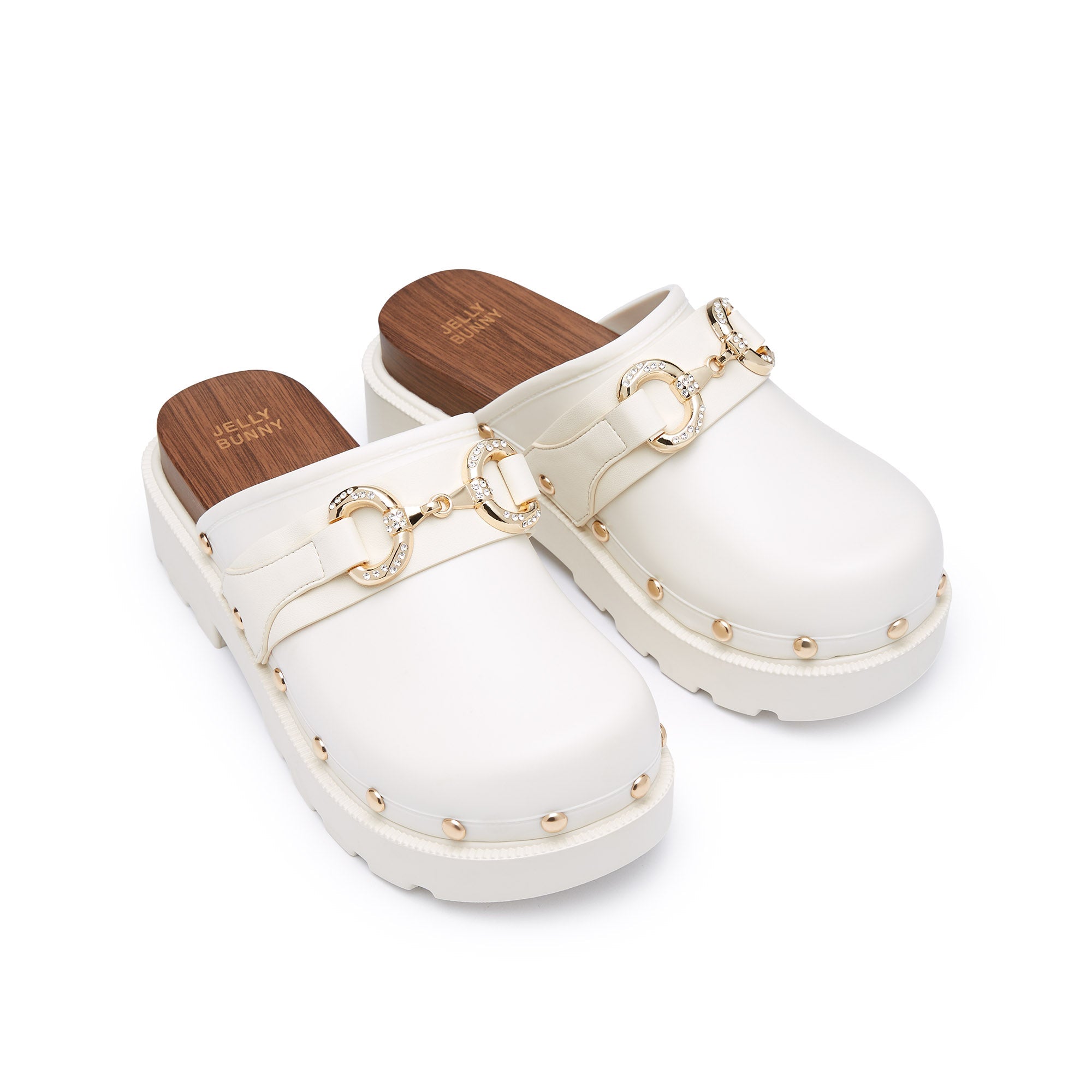 รองเท้าแตะเปิดส้นเท้า Benedetto Adam Ivory