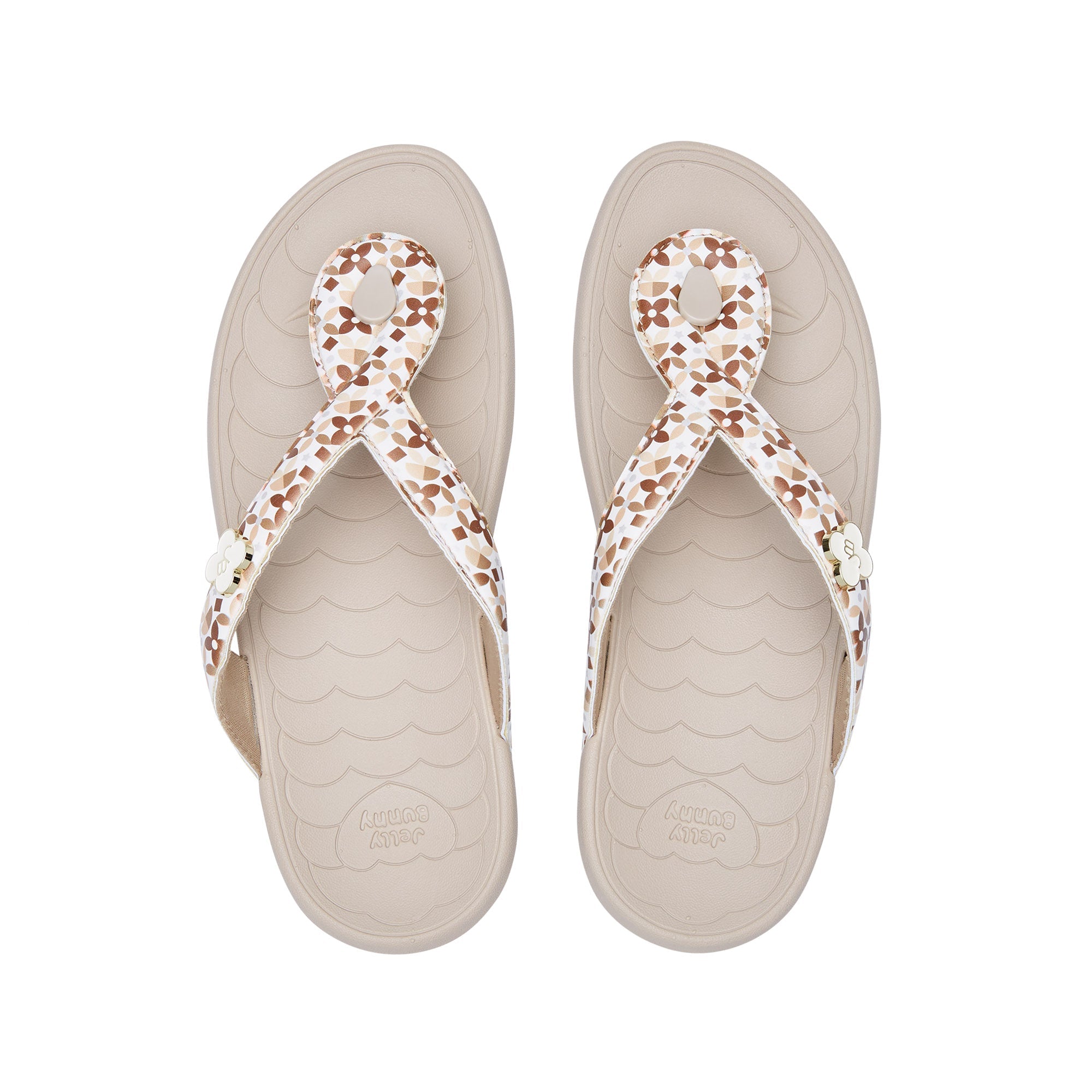 รองเท้าแตะ Bunny Twist Coral Brown