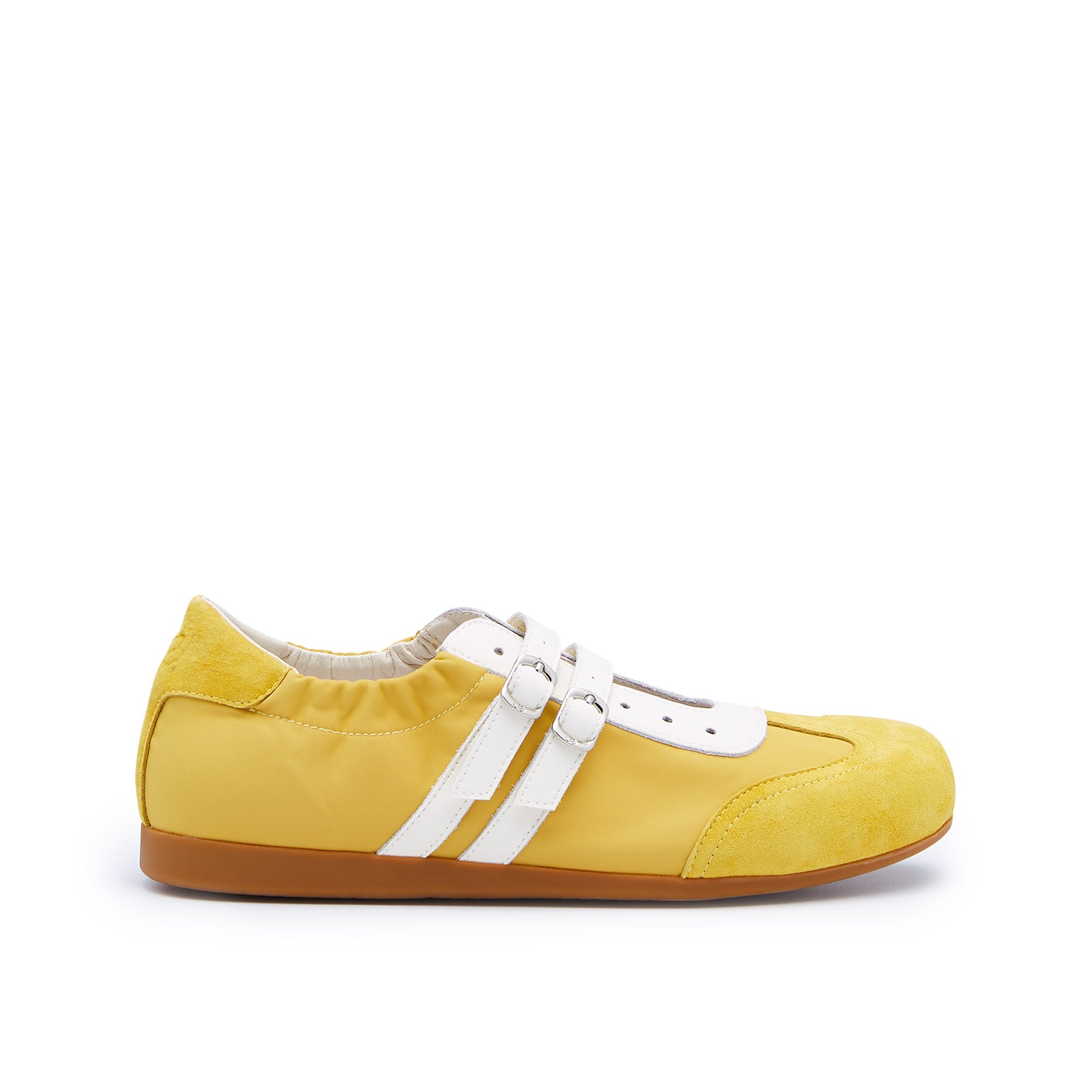 รองเท้าผ้าใบทรงสวม Verica Yellow