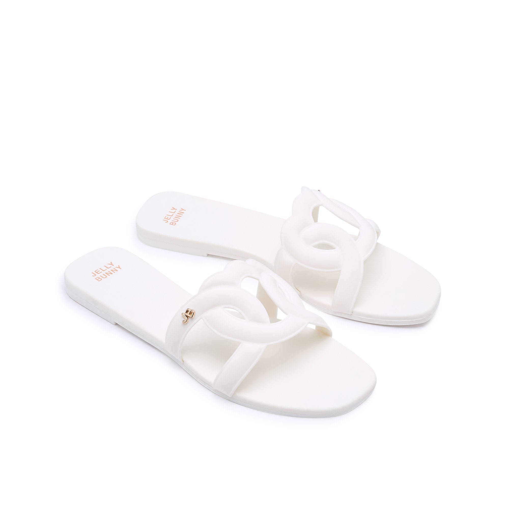 รองเท้าแตะ Glory Plain White