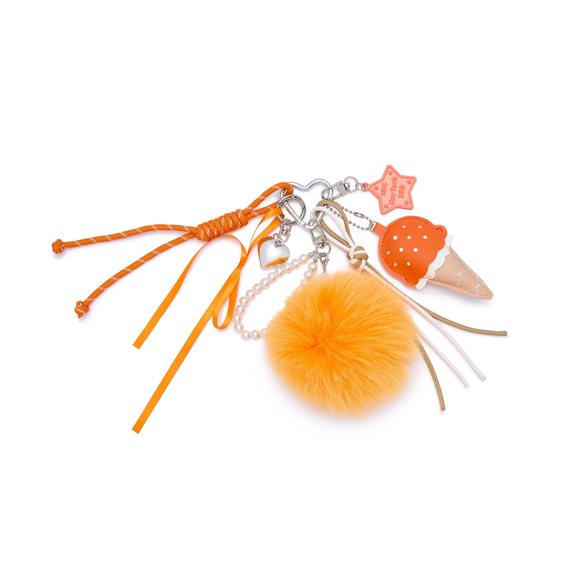 พวงกุญแจ Jolly Pom Orange