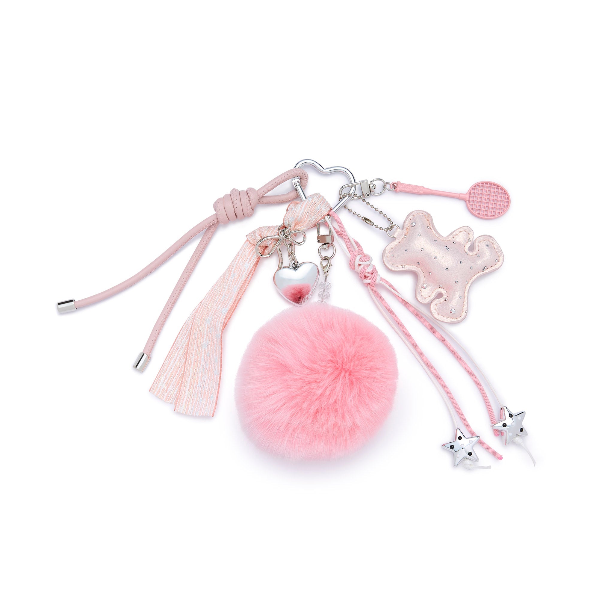 พวงกุญแจ Jolly Pom Pink
