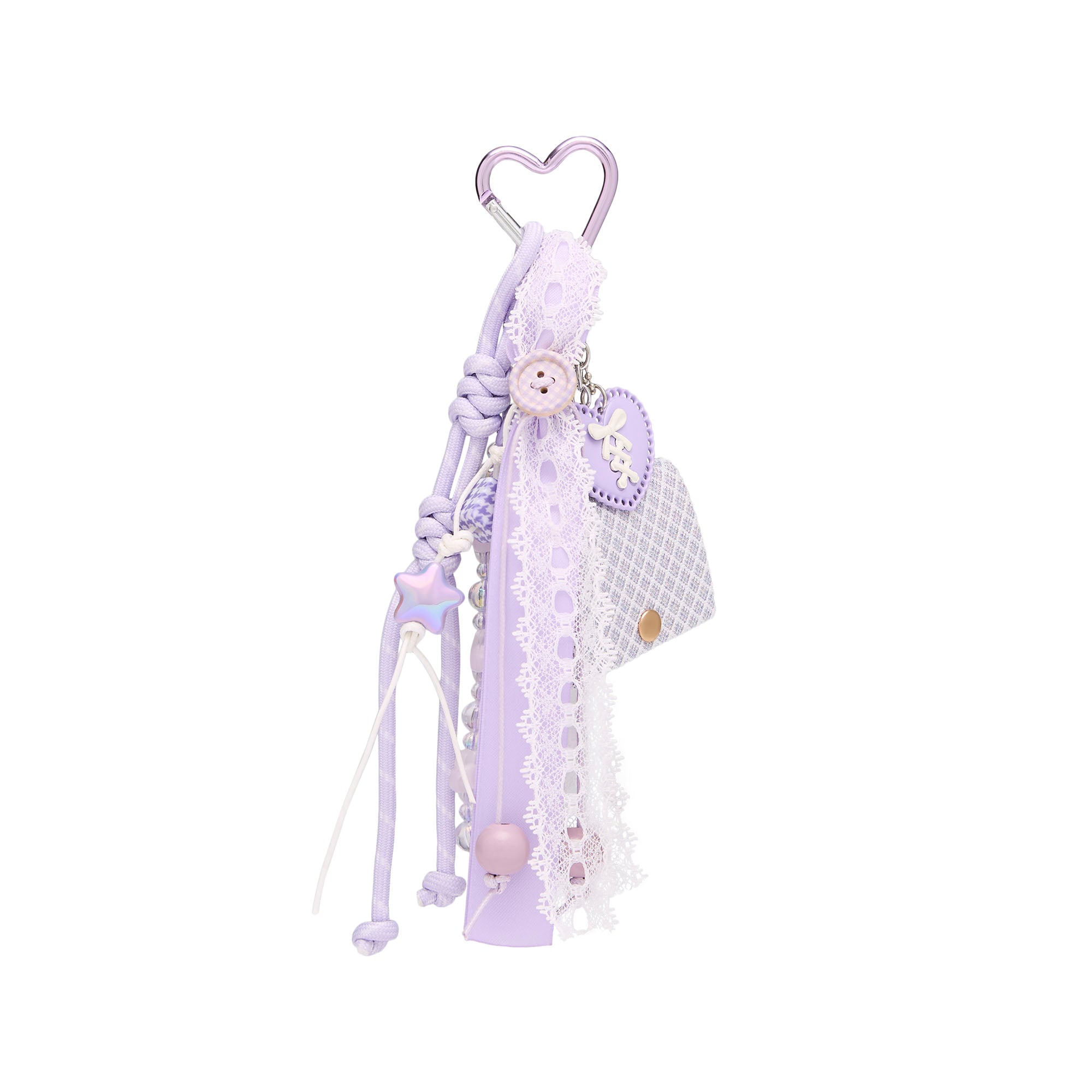 พวงกุญแจ Giggle Puff Purple