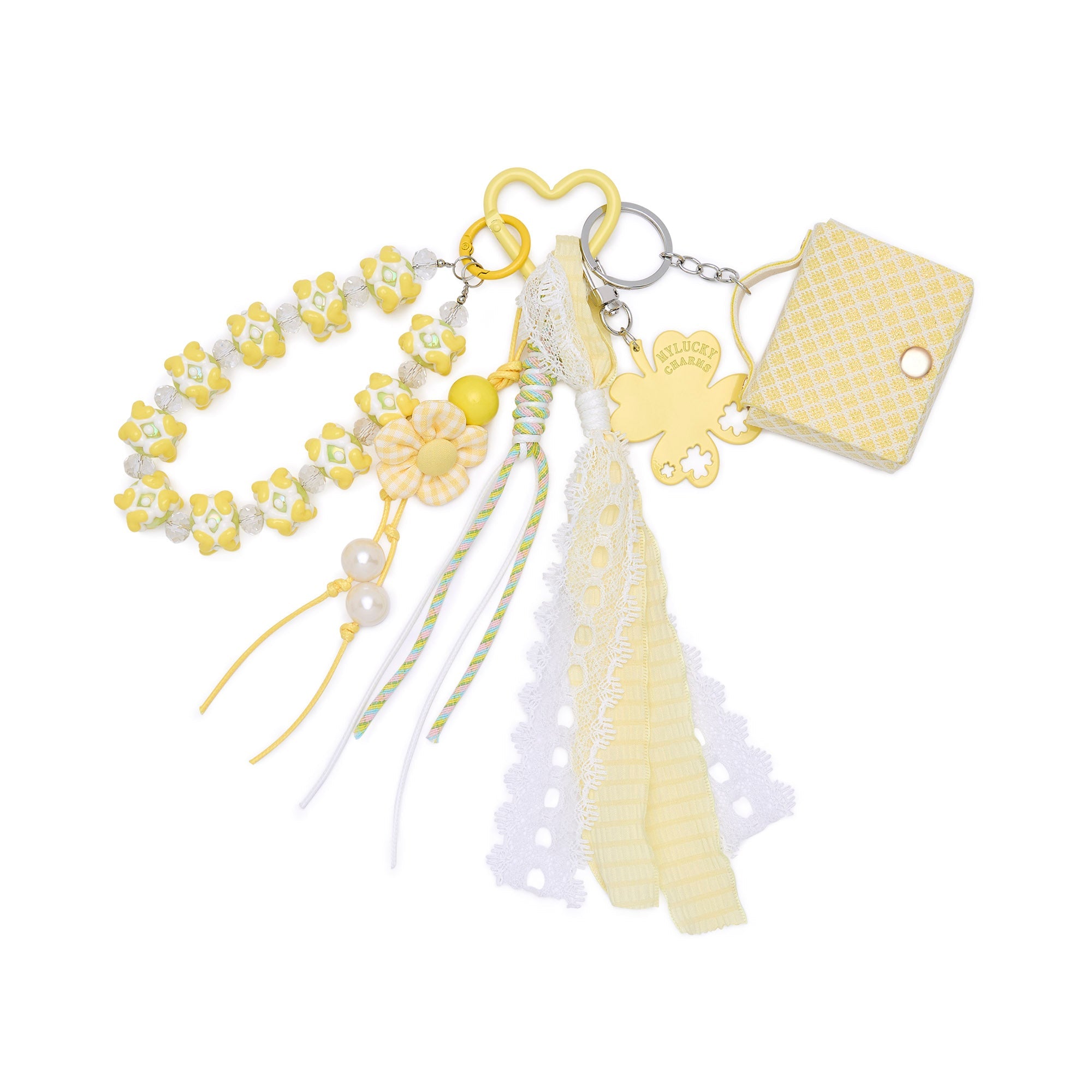 พวงกุญแจ Giggle Puff Yellow