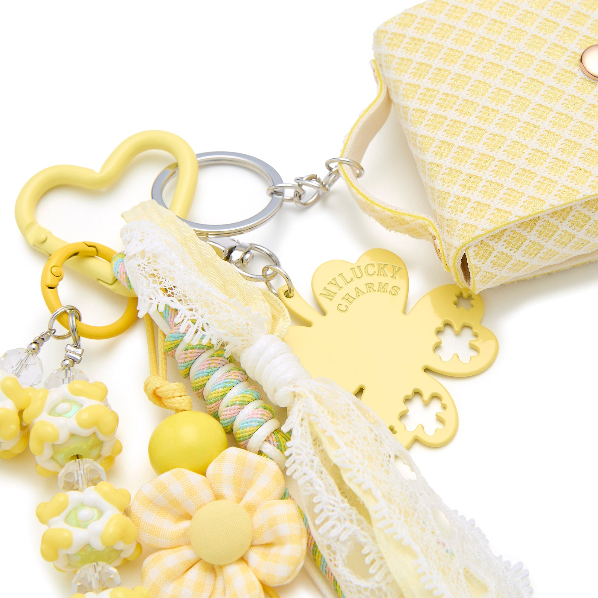 พวงกุญแจ Giggle Puff Yellow