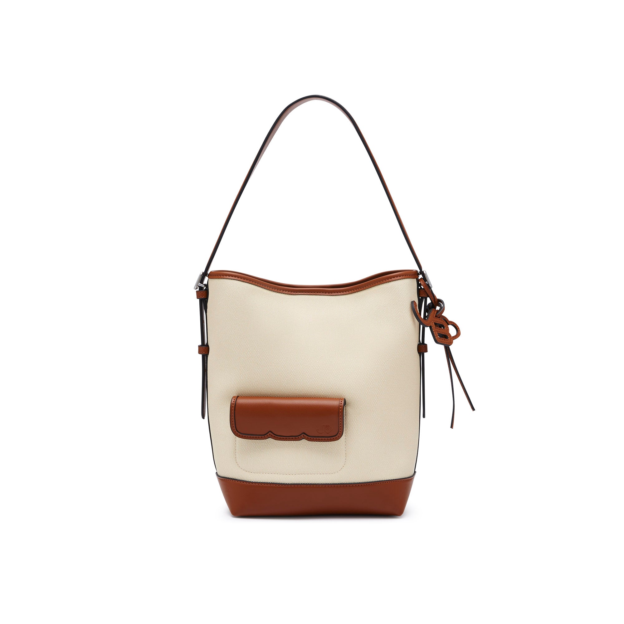 กระเป๋าทรงถัง Rocconi Beige