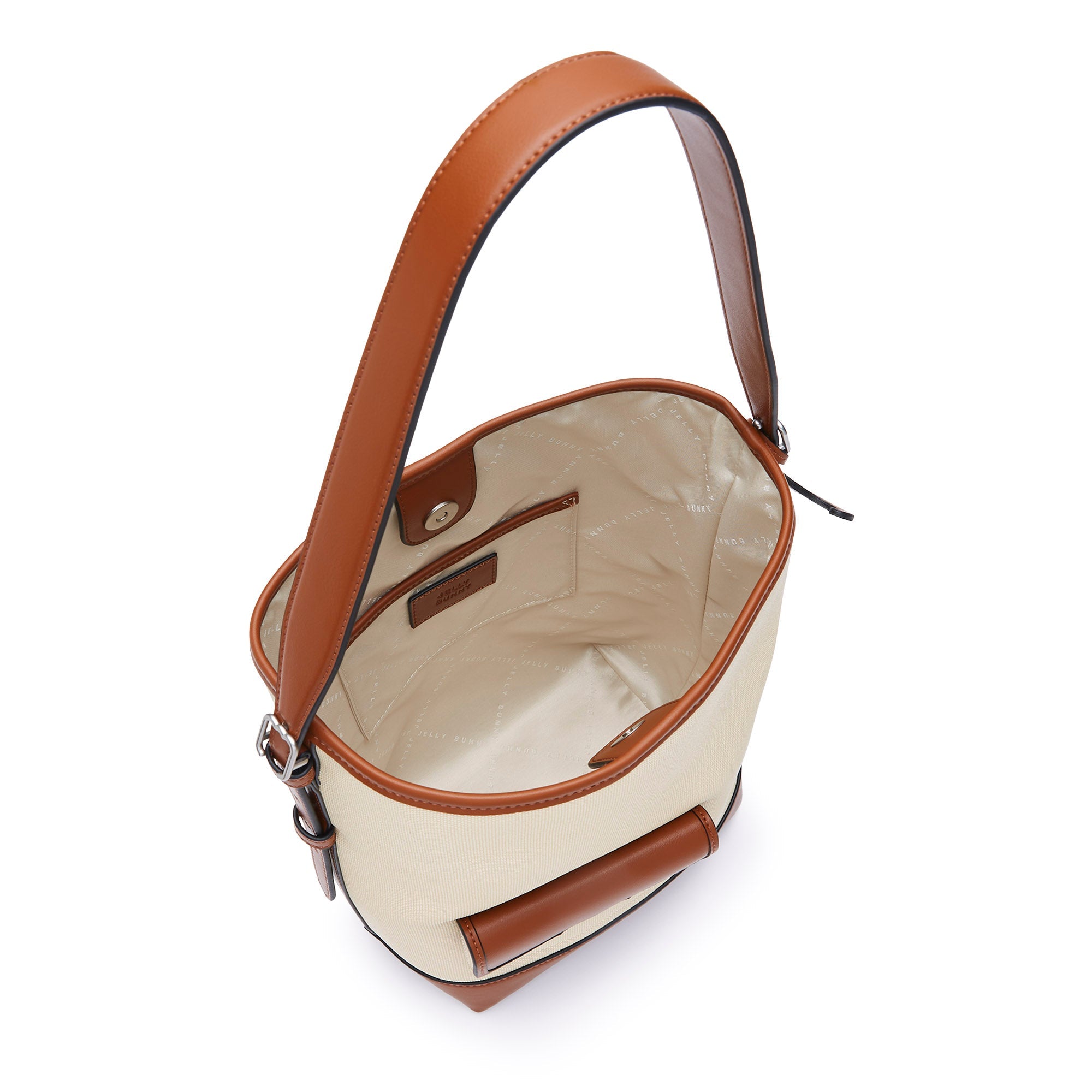 กระเป๋าทรงถัง Rocconi Beige