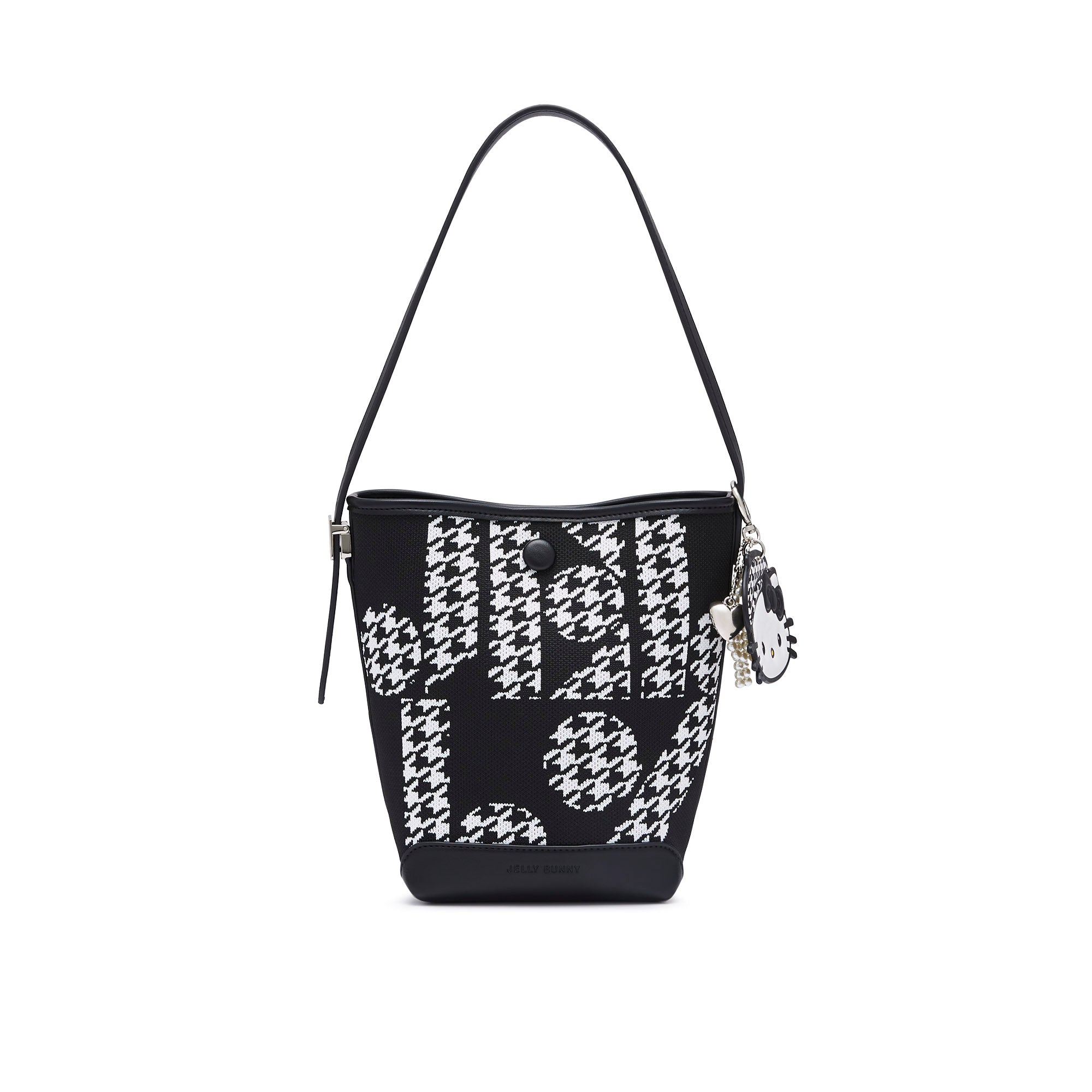 Ronnie Kitty Bucket Bag Black