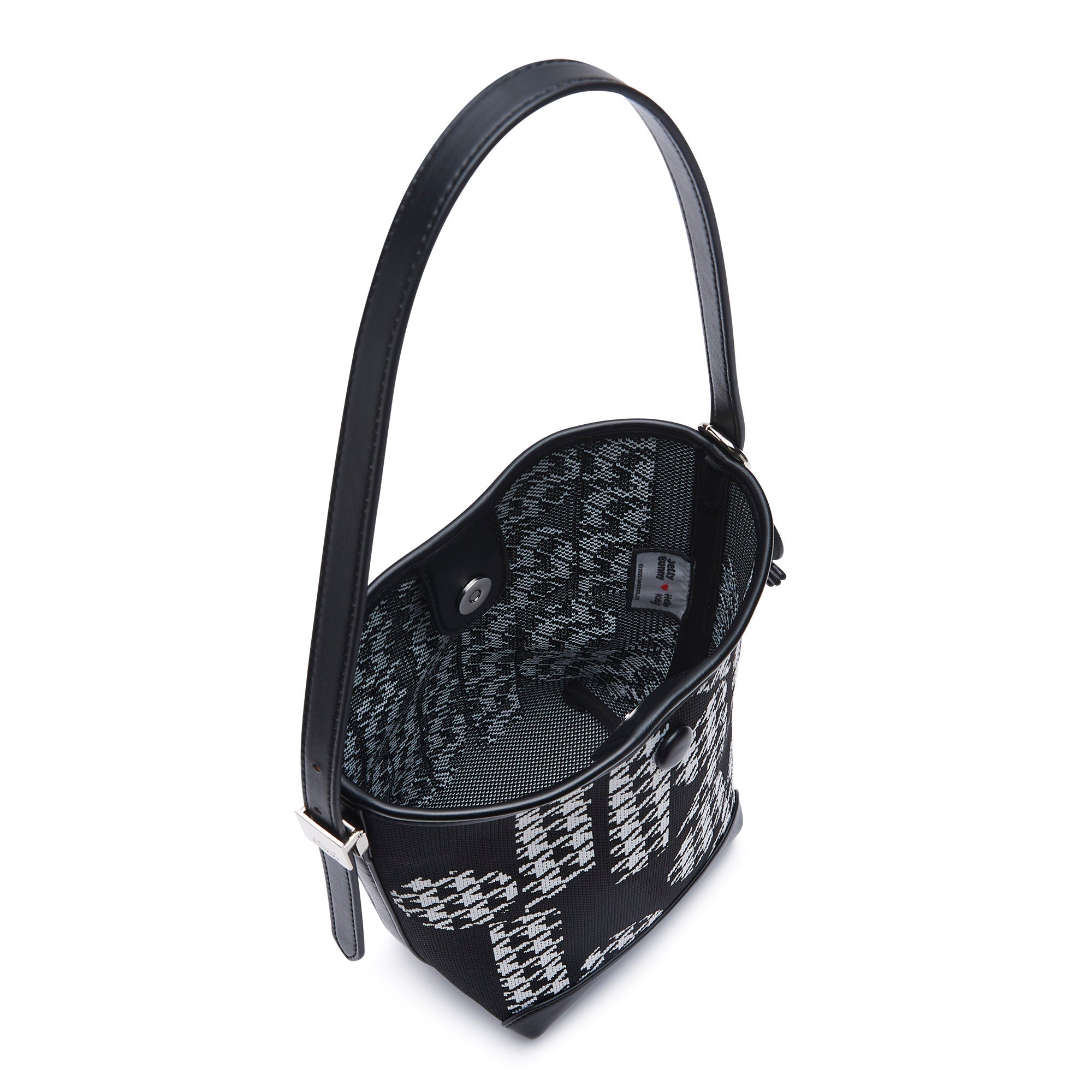 Ronnie Kitty Bucket Bag Black
