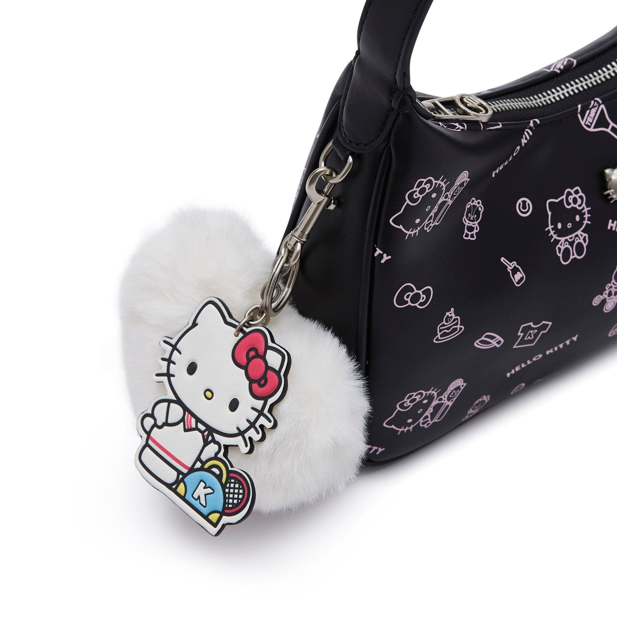 Do-Re Shoulder Bag Printed Black